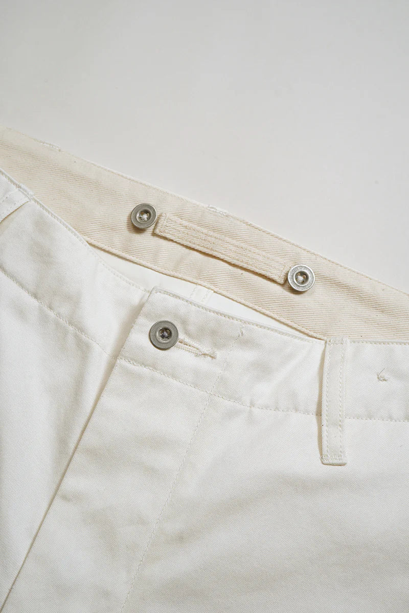 Nigel Cabourn - BASIC CHINO PANT - WHITE