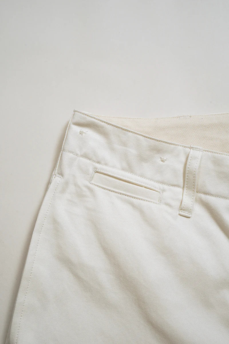 Nigel Cabourn - BASIC CHINO PANT - WHITE