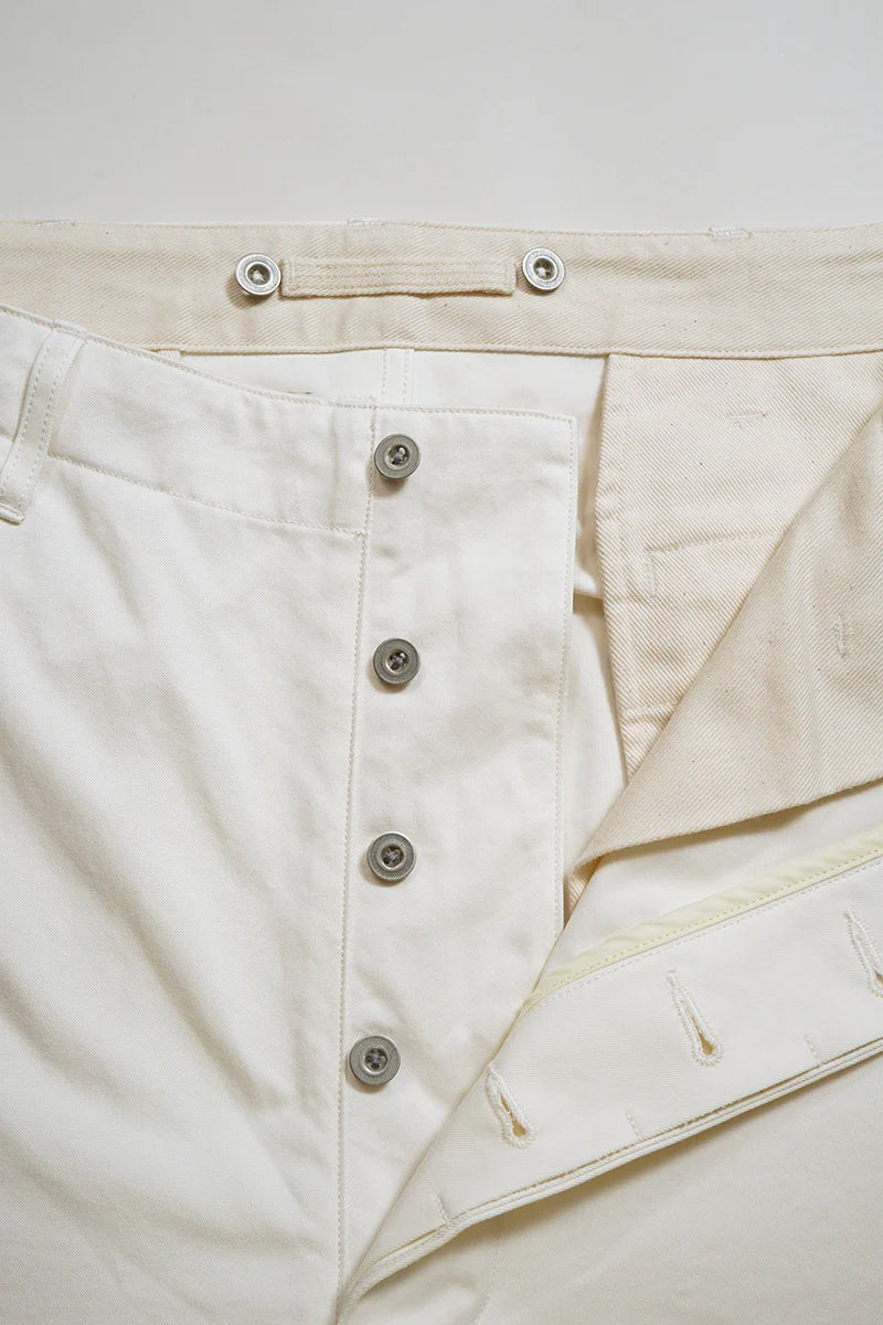 Nigel Cabourn - BASIC CHINO PANT - WHITE
