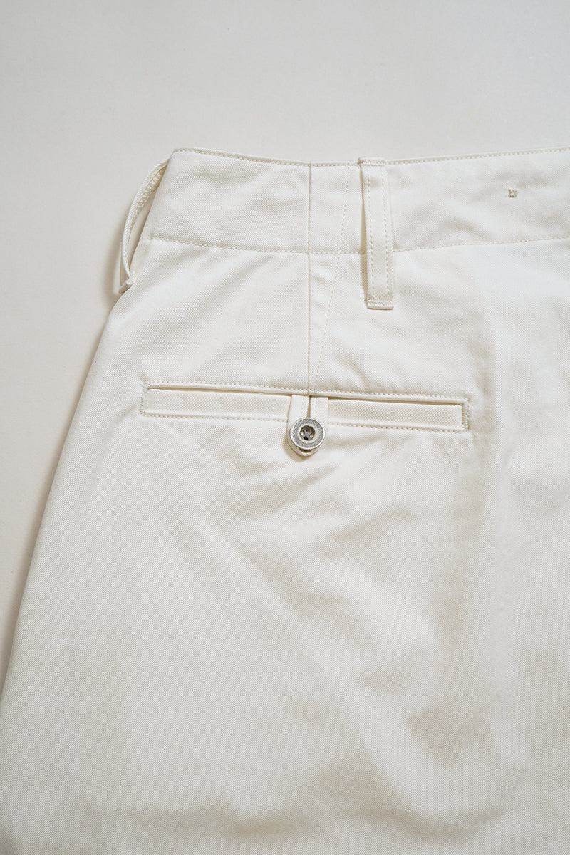 Nigel Cabourn - BASIC CHINO PANT - WHITE