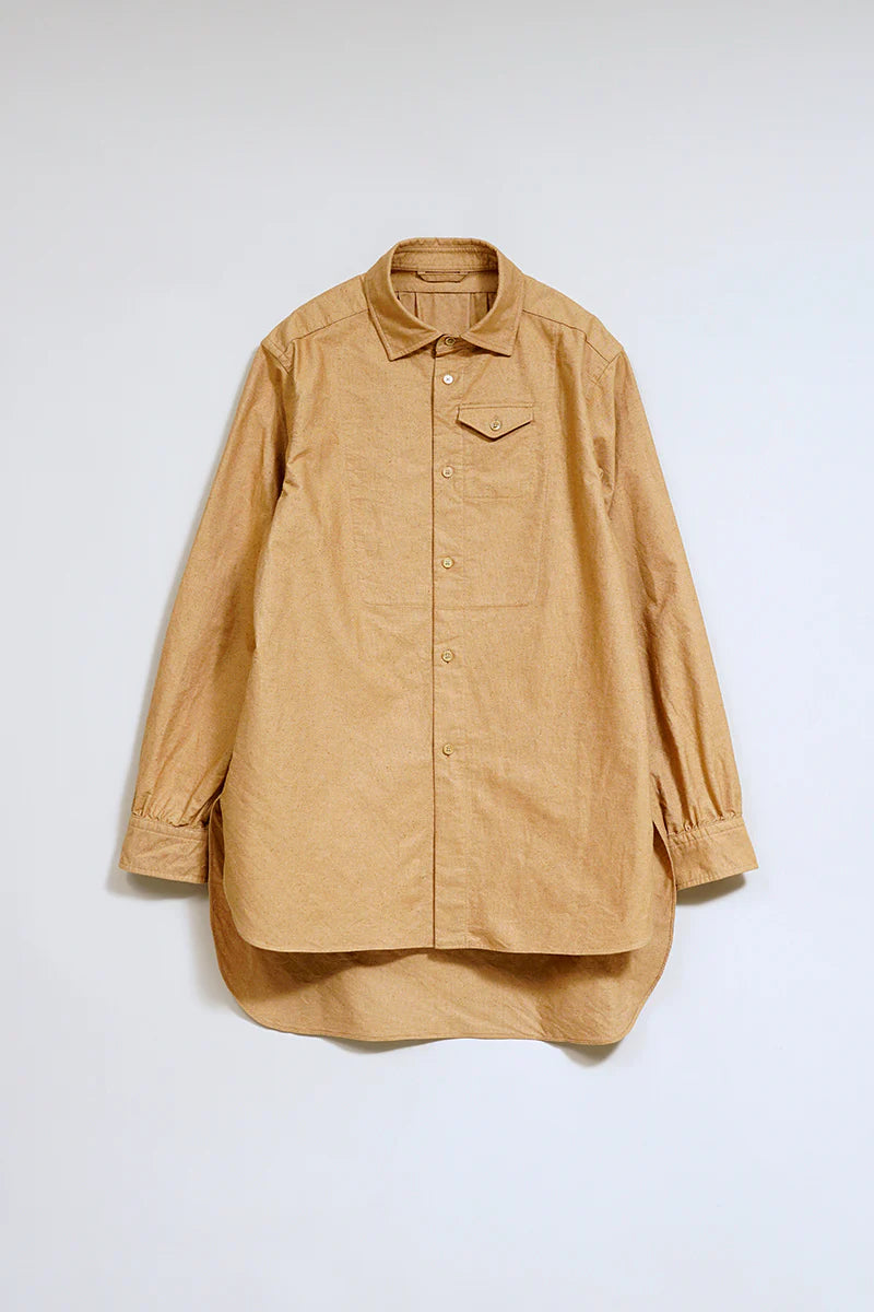 Nigel cabourn - RANCH WORKER SHIRT - BROWN COTTON