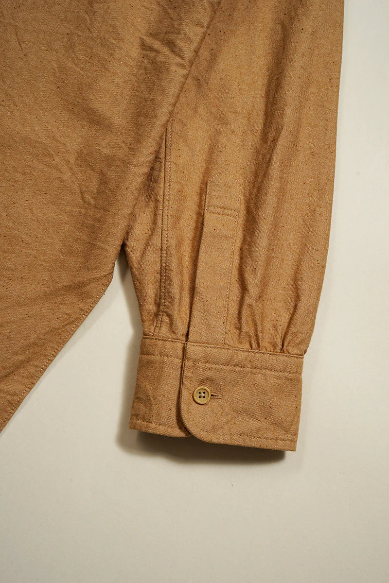Nigel cabourn - RANCH WORKER SHIRT - BROWN COTTON