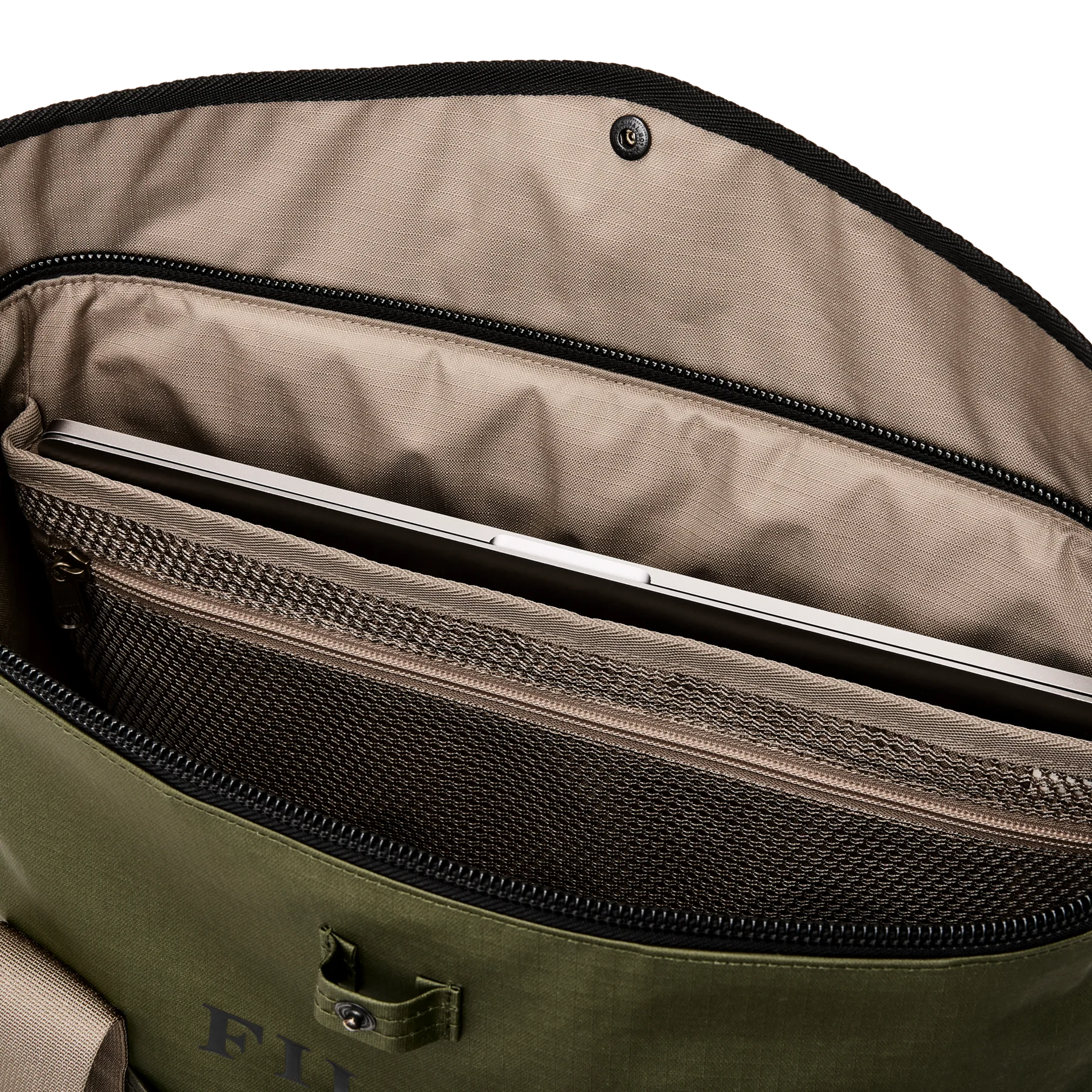 FILSON - SCOUT TOTE BAG - OLIVE / BLACK / COVERT