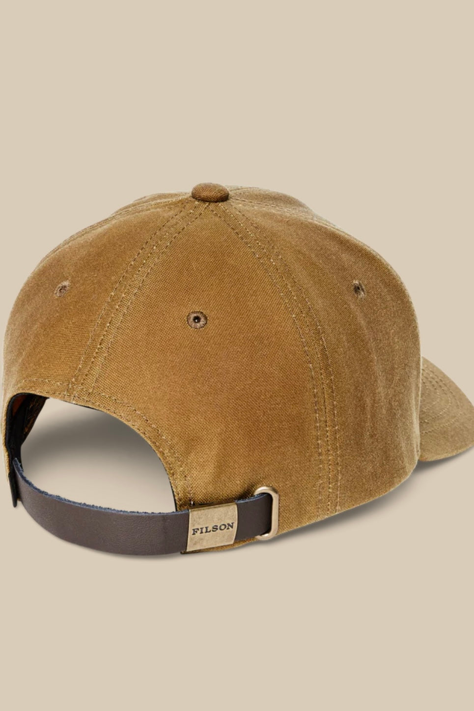 FILSON - OIL TIN LOGGER CAP - DARK TAN