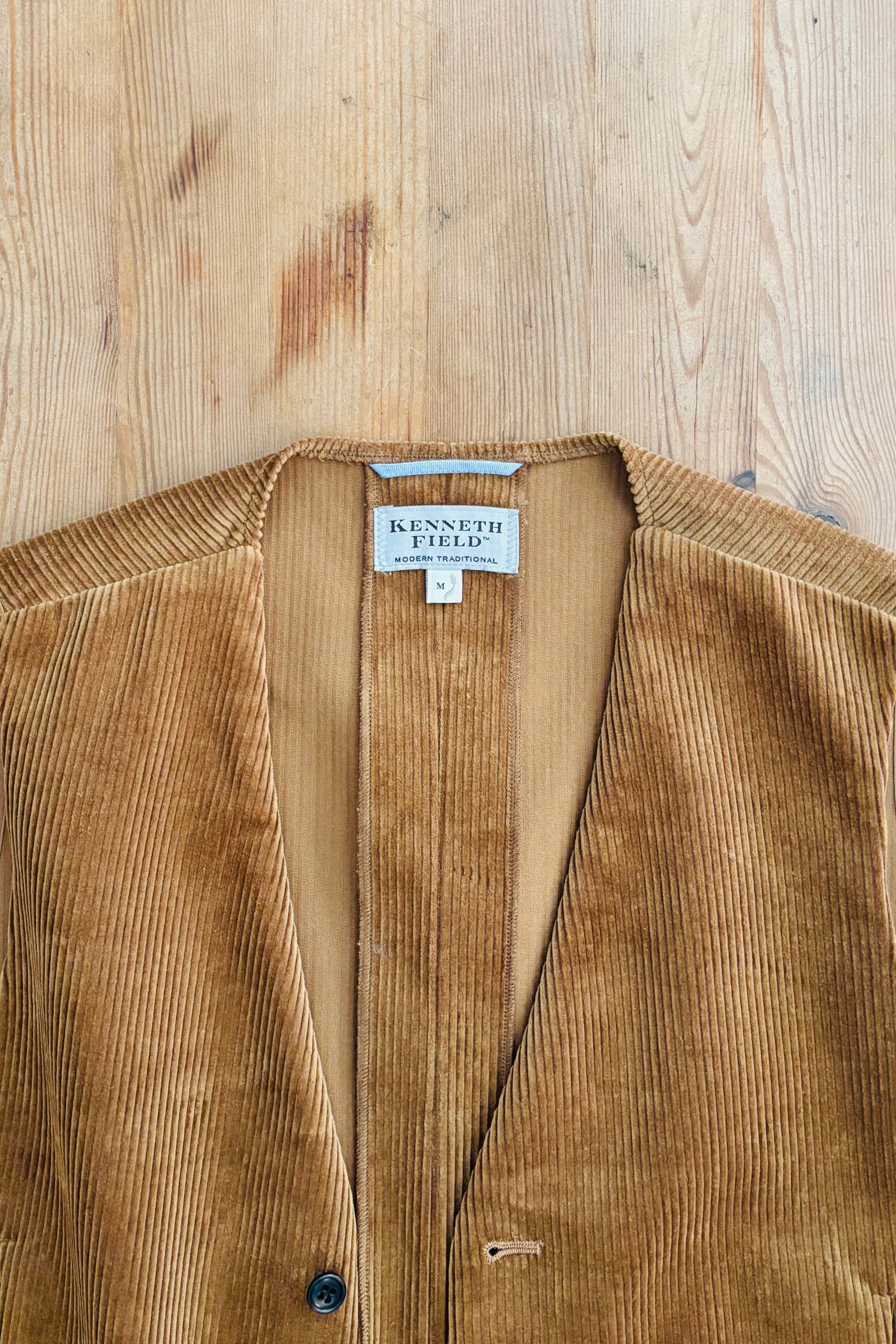 KENNETH FIELD - IRON VEST Ⅱ - 8W CORDUROY