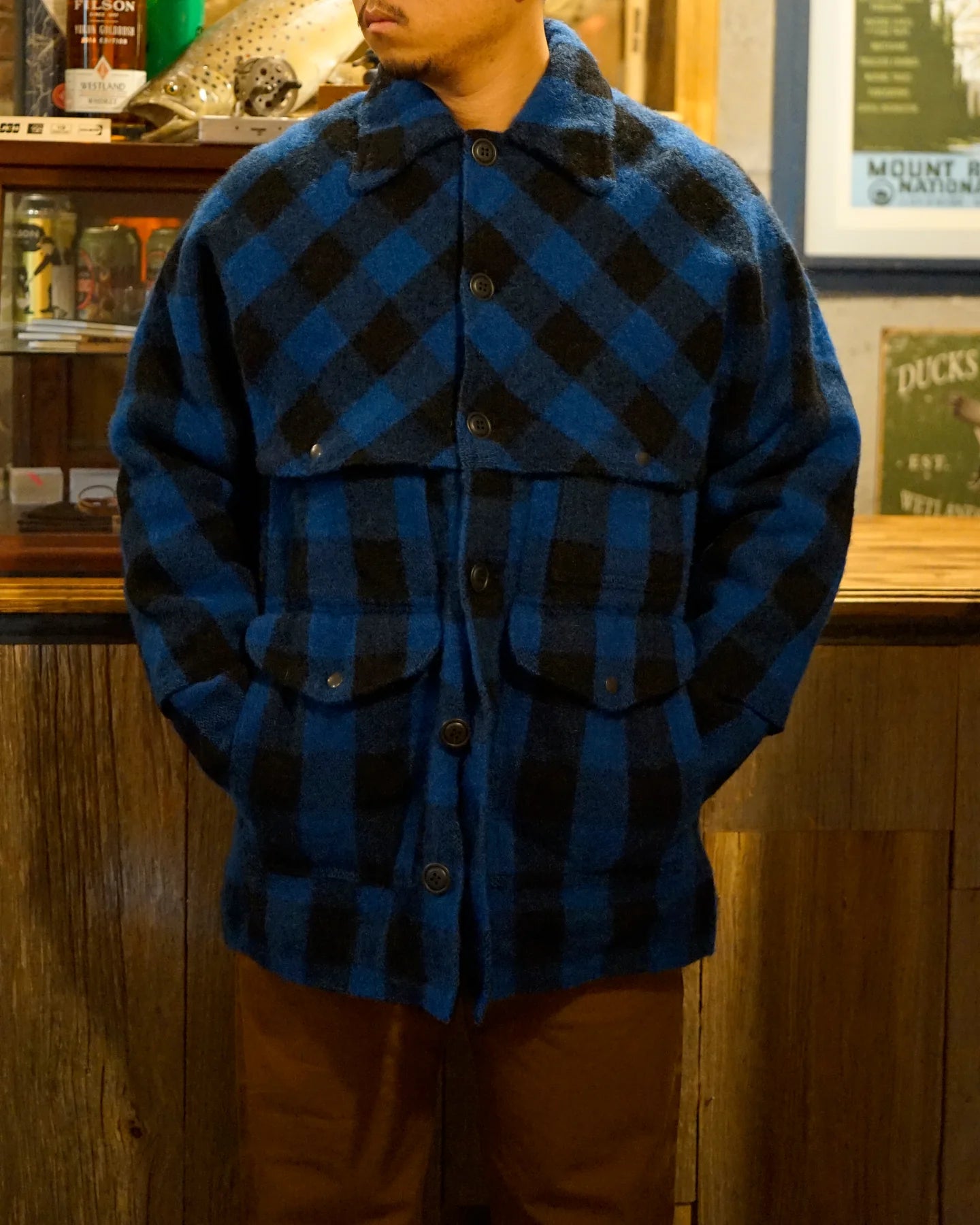 JUNYA WATANABE MAN × FILSON - WP J010 051 - BLUE/BLACK