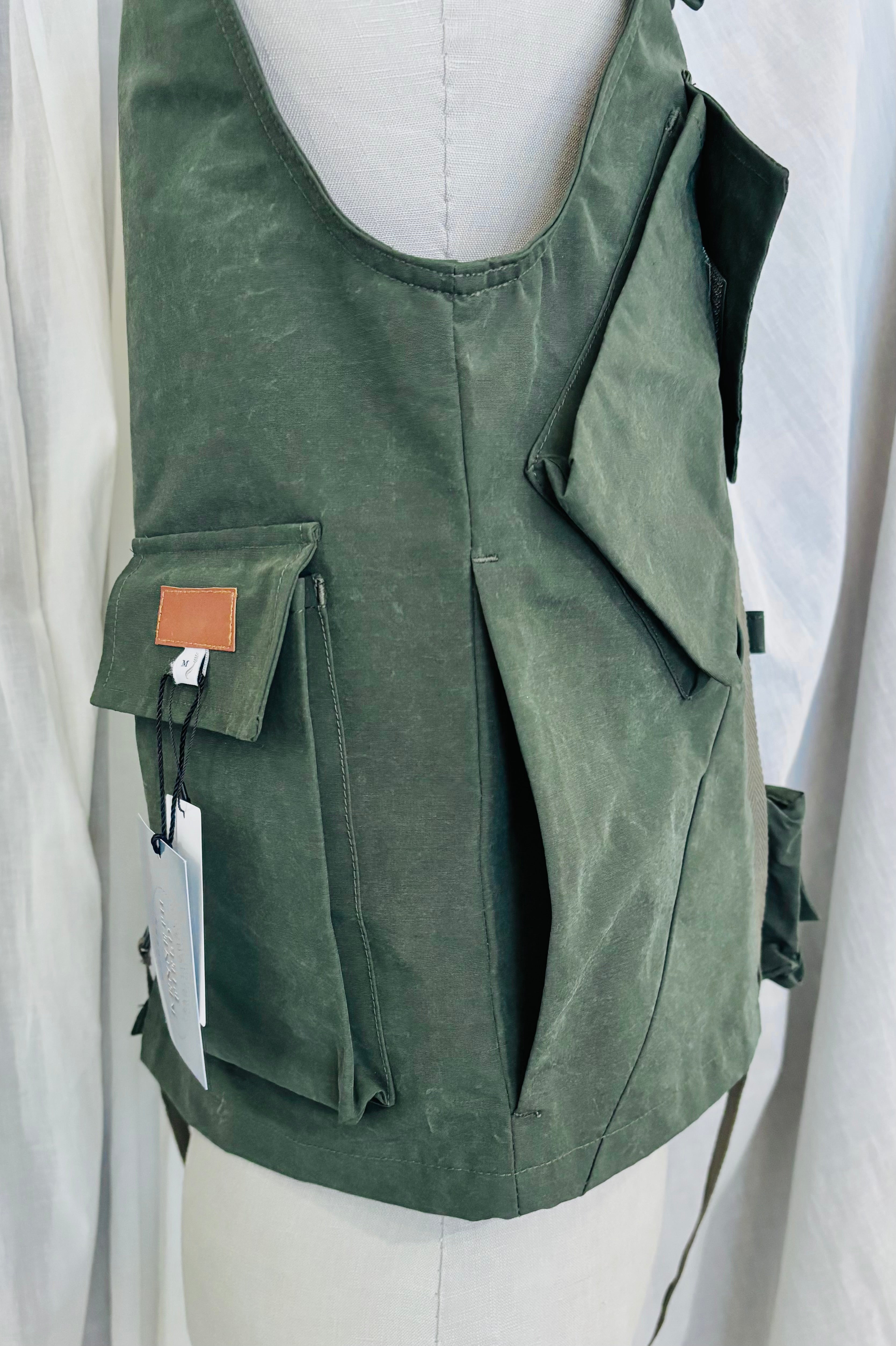 KENNETH FIELD - TROUT HUNTER VEST P/N GROSGRAIN - OLIVE