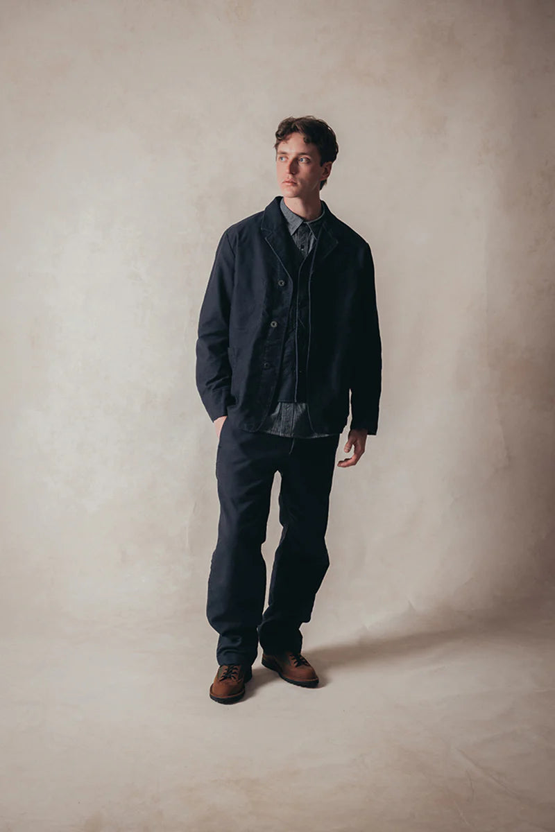 Nigel Cabourn LYBRO - PT04-M WORK SUIT TROUSERS - MOLESKIN