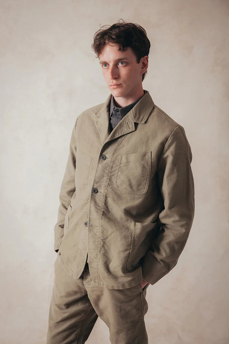 Nigel Cabourn LYBRO - JK03-M WORK SUIT JACKET - MOLESKIN