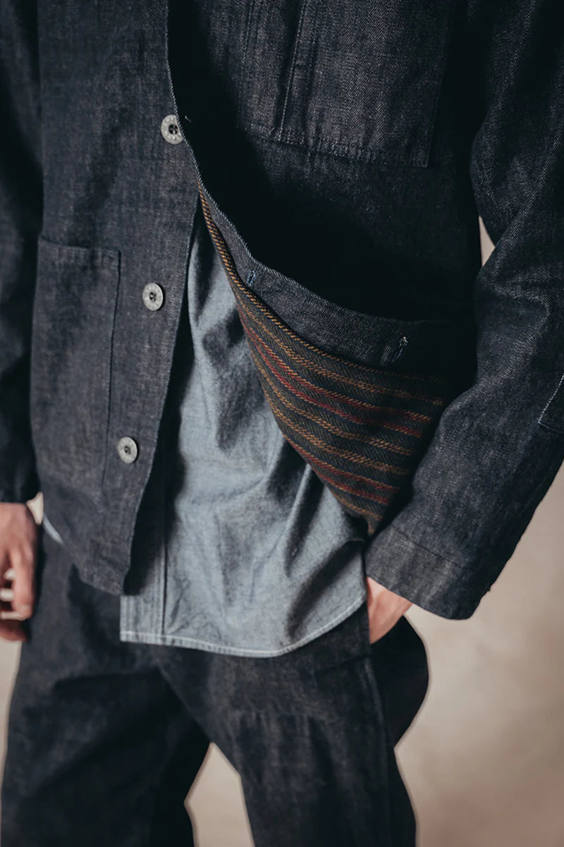 Nigel Cabourn LYBRO - JK01 CHORE COAT - DENIM