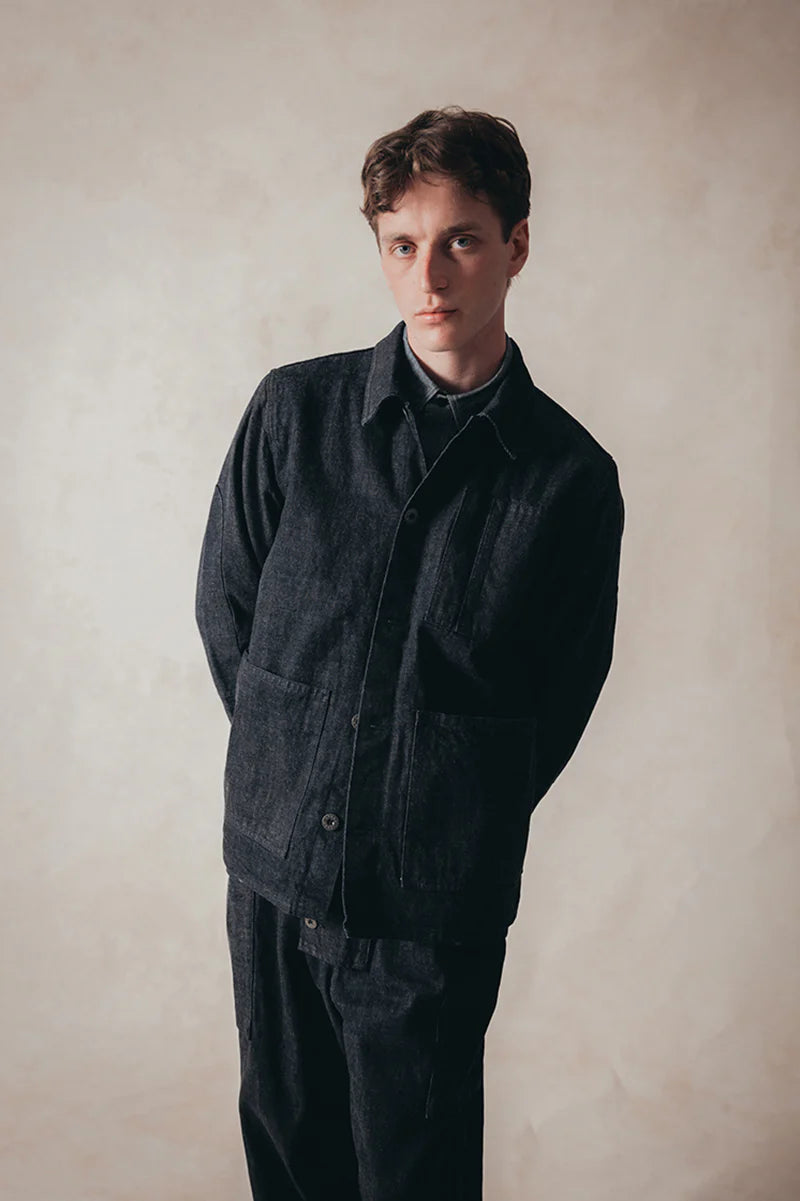 Nigel Cabourn LYBRO - JK01 CHORE COAT - DENIM