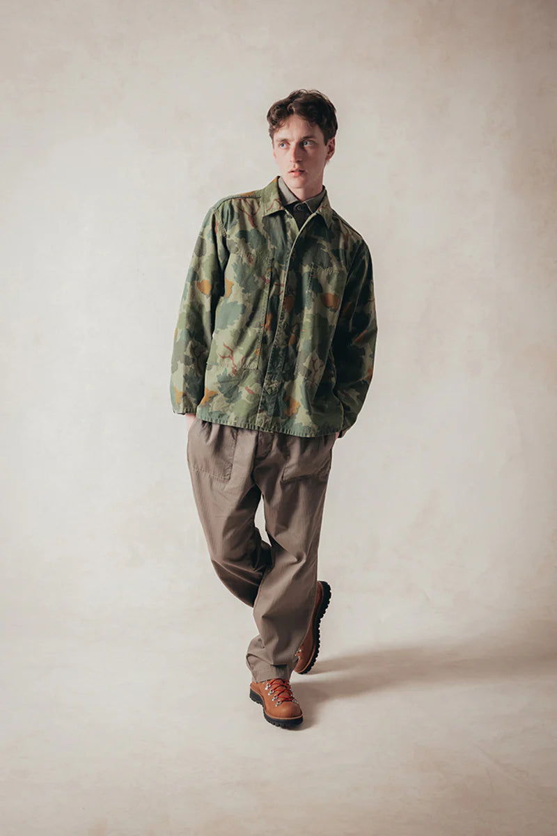 Nigel Cabourn LYBRO - JK02-3 UTILITY OVERSHIRT - GREEN