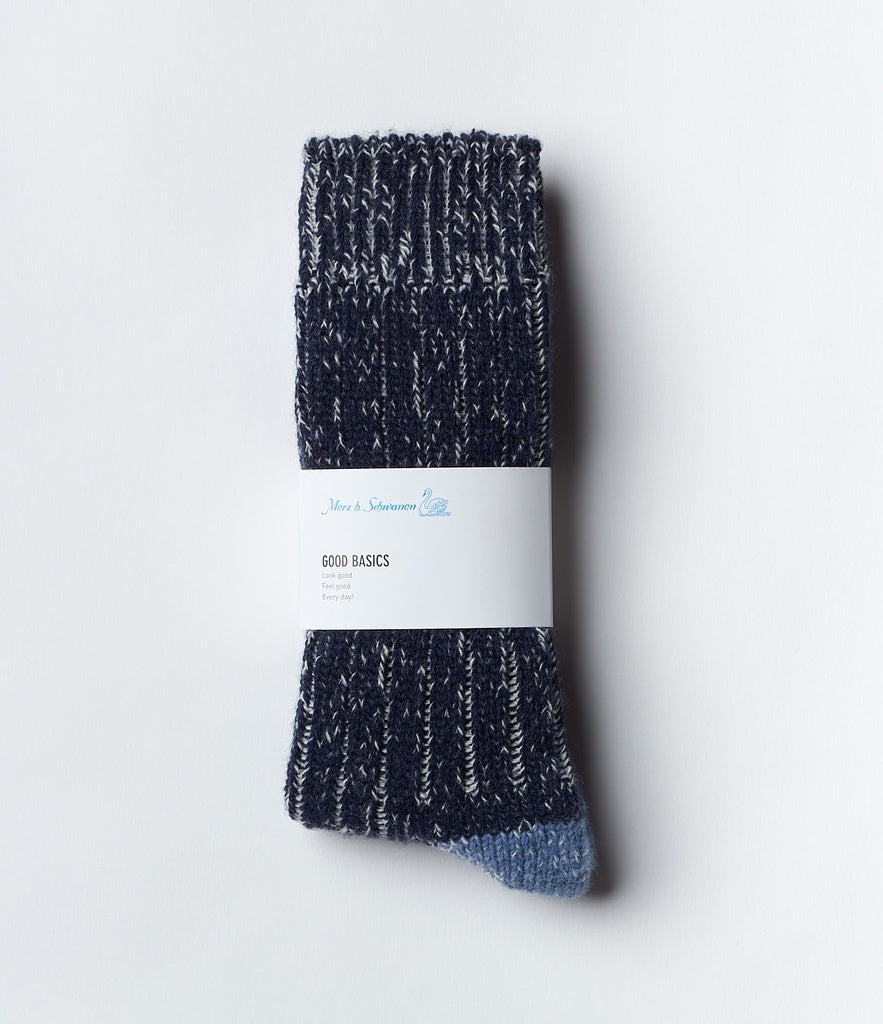 Merz b.Schwanen - MW72 MERINO WOOL SOCKS - GOOD BASICS