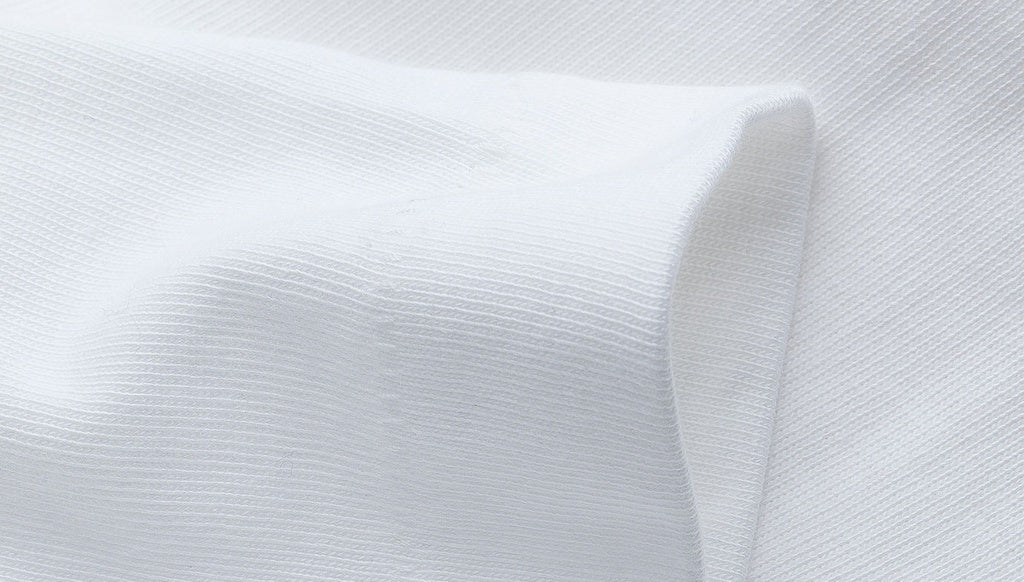 Merz b.Schwanen - 215 LOOPWHEELED TEE - WHITE