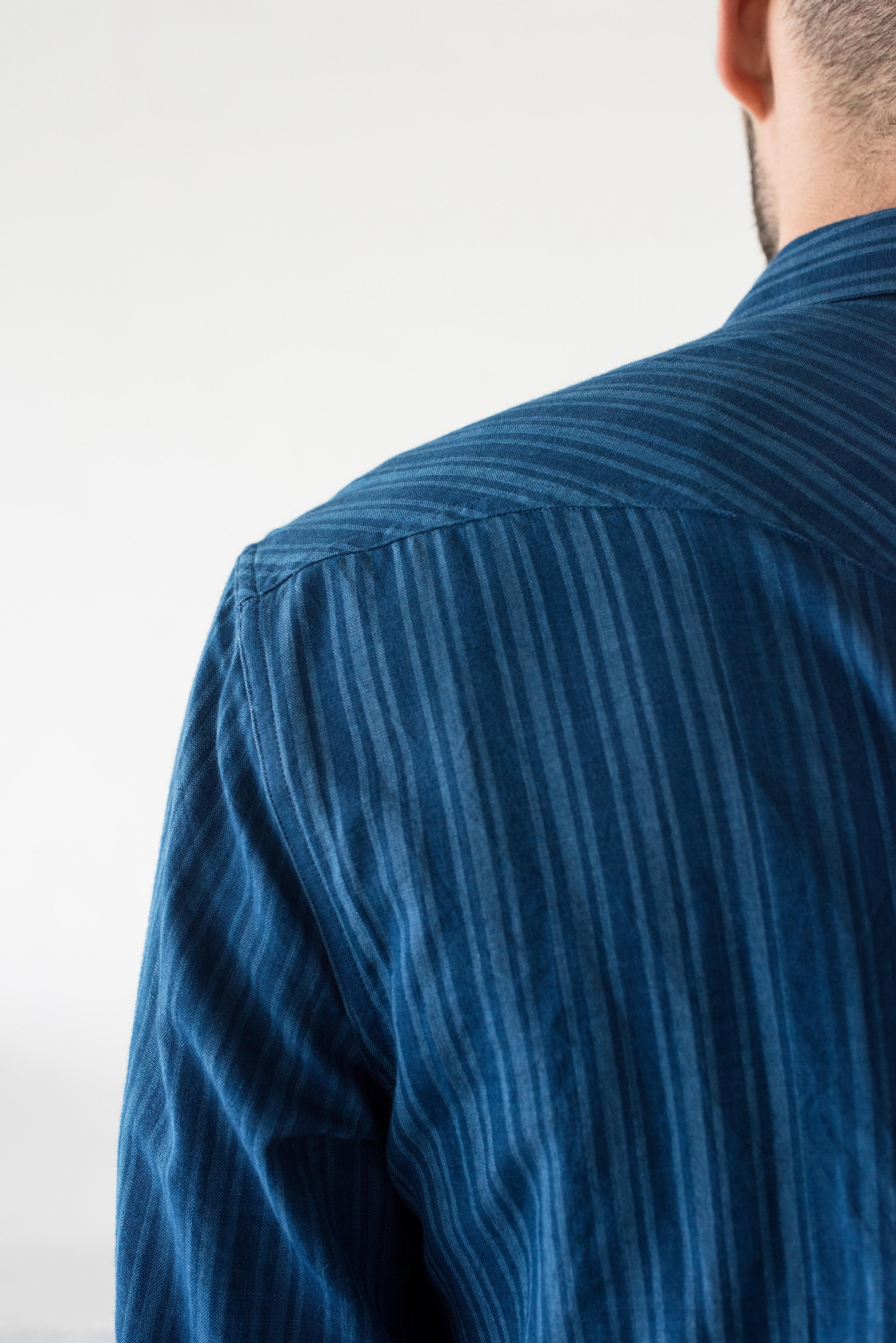 ORIGINAL MADRAS TRADING COMPANY - No107 WEATERN STRAIGHT COLLAR SHIRT - OM44745.20