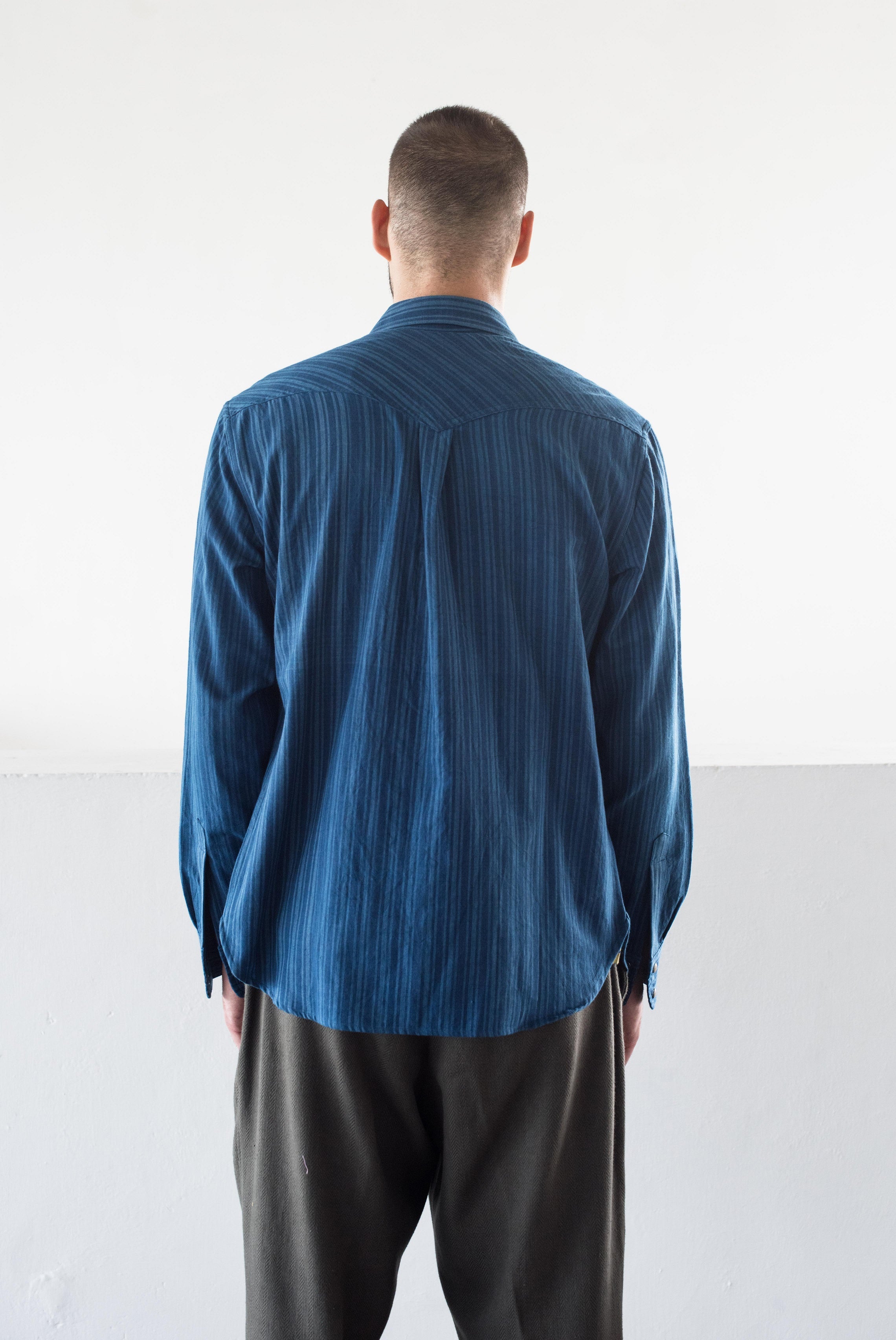 ORIGINAL MADRAS TRADING COMPANY - No107 WEATERN STRAIGHT COLLAR SHIRT - OM44745.20