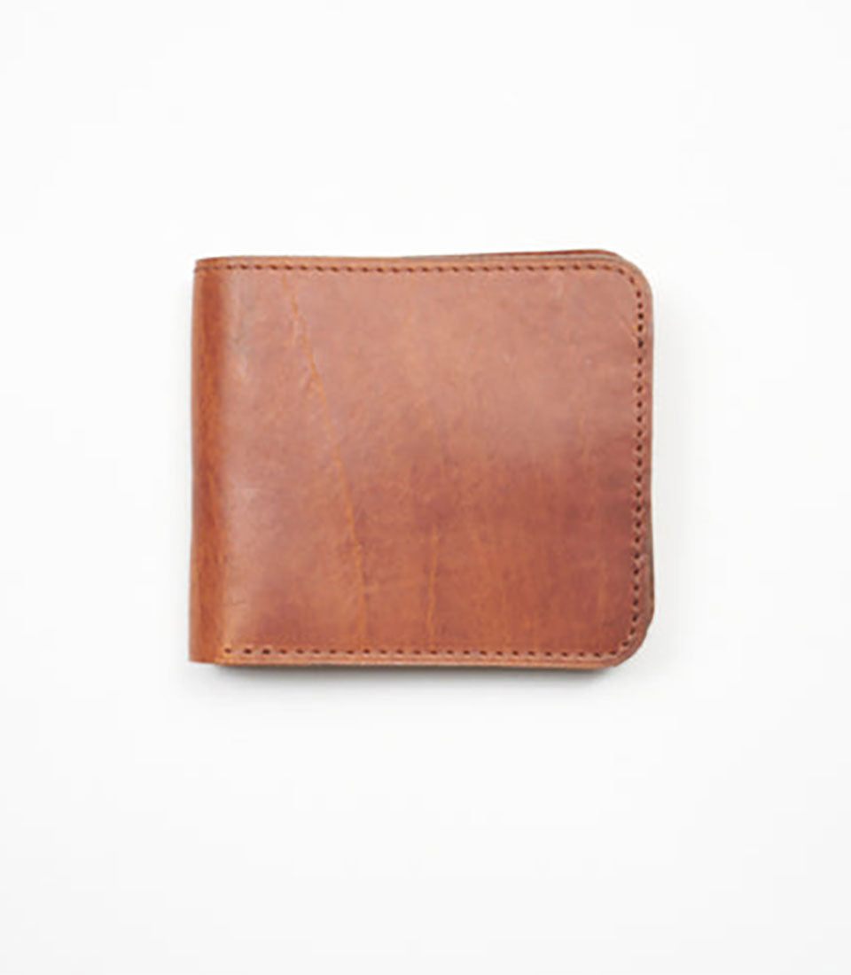Nigel Cabourn - LEATHER WALLET - PEAT LABEL
