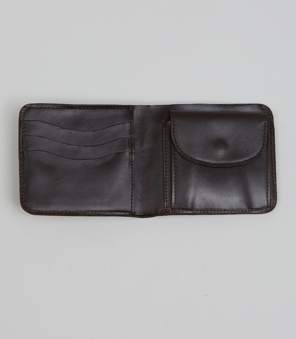 Nigel Cabourn - LEATHER WALLET - PEAT LABEL