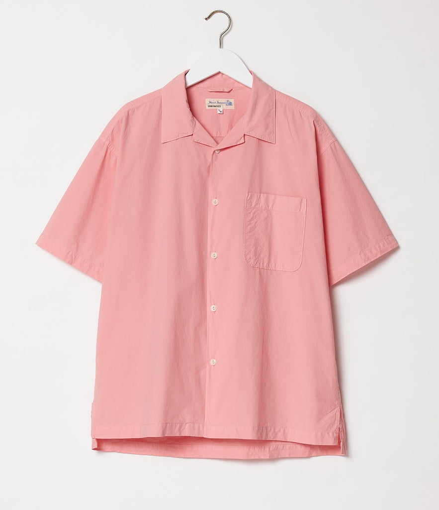 Merz b.Schwanen - SHIRT03 UNISEX BOWLING SHIRT RELAXED FIT - PEACH