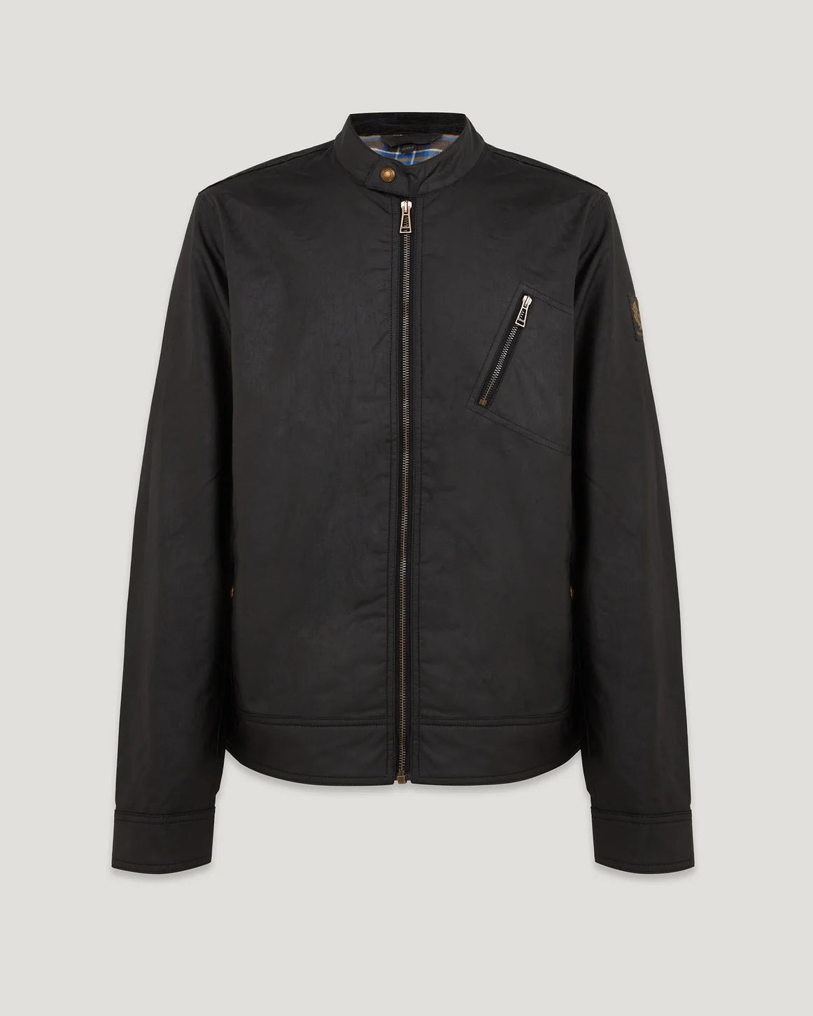 BELSTAFF - SIDELINE JACKET WAXED COTTON - BLACK