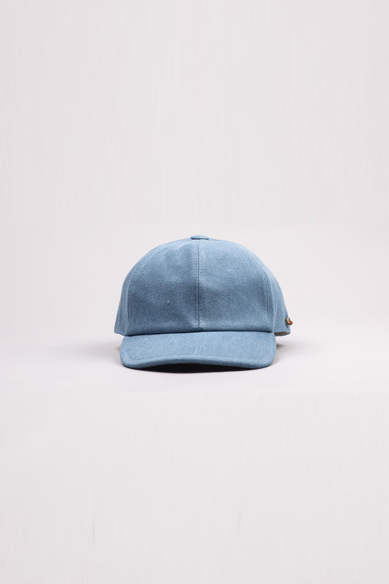 【再値下げ】SUPER DUPER - POKEY DENIM BASEBALL CAP - DOUBLE WASH