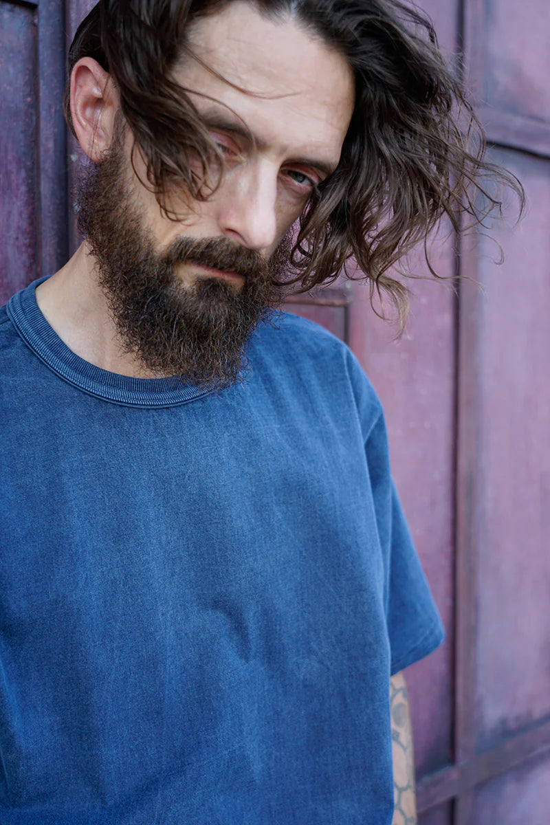 Nigel Cabourn - 7.8oz DOUBLE BINDER T-SHIRT - PIGMENT