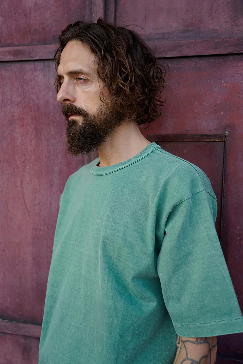 Nigel Cabourn - 7.8oz DOUBLE BINDER T-SHIRT - PIGMENT