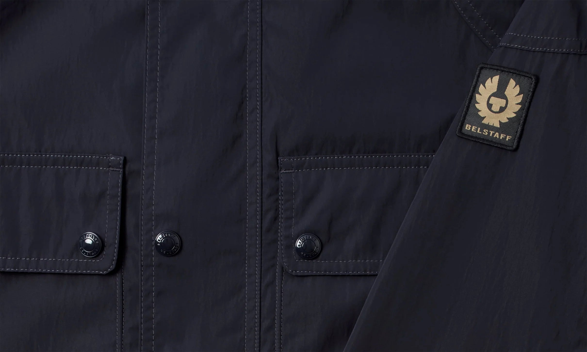 BELSTAFF - VECTOR JACKET RIPPLE SHELL - DARK INK