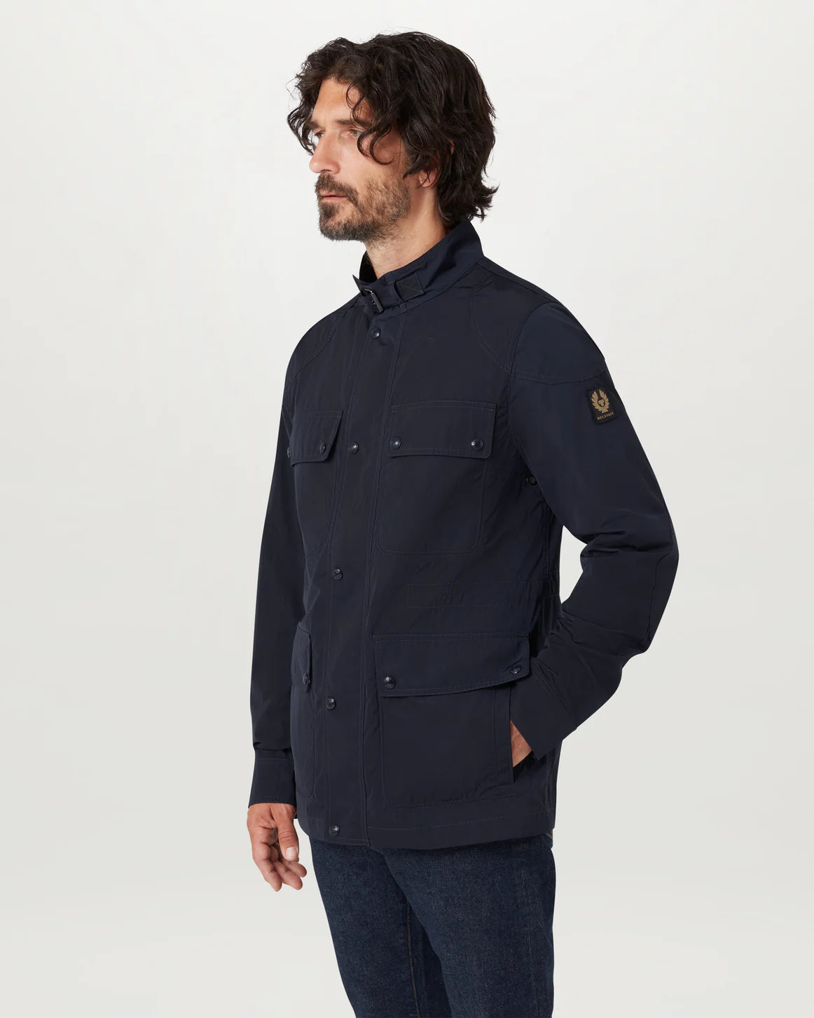 BELSTAFF - VECTOR JACKET RIPPLE SHELL - DARK INK