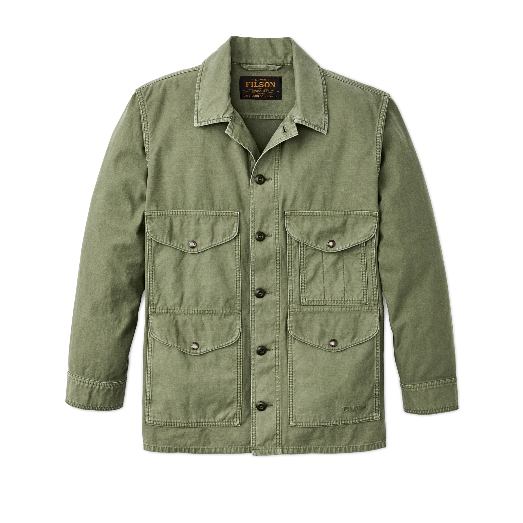 FILSON - FIELD CRUISER JACKET - WASHED FATIGUE GREEN