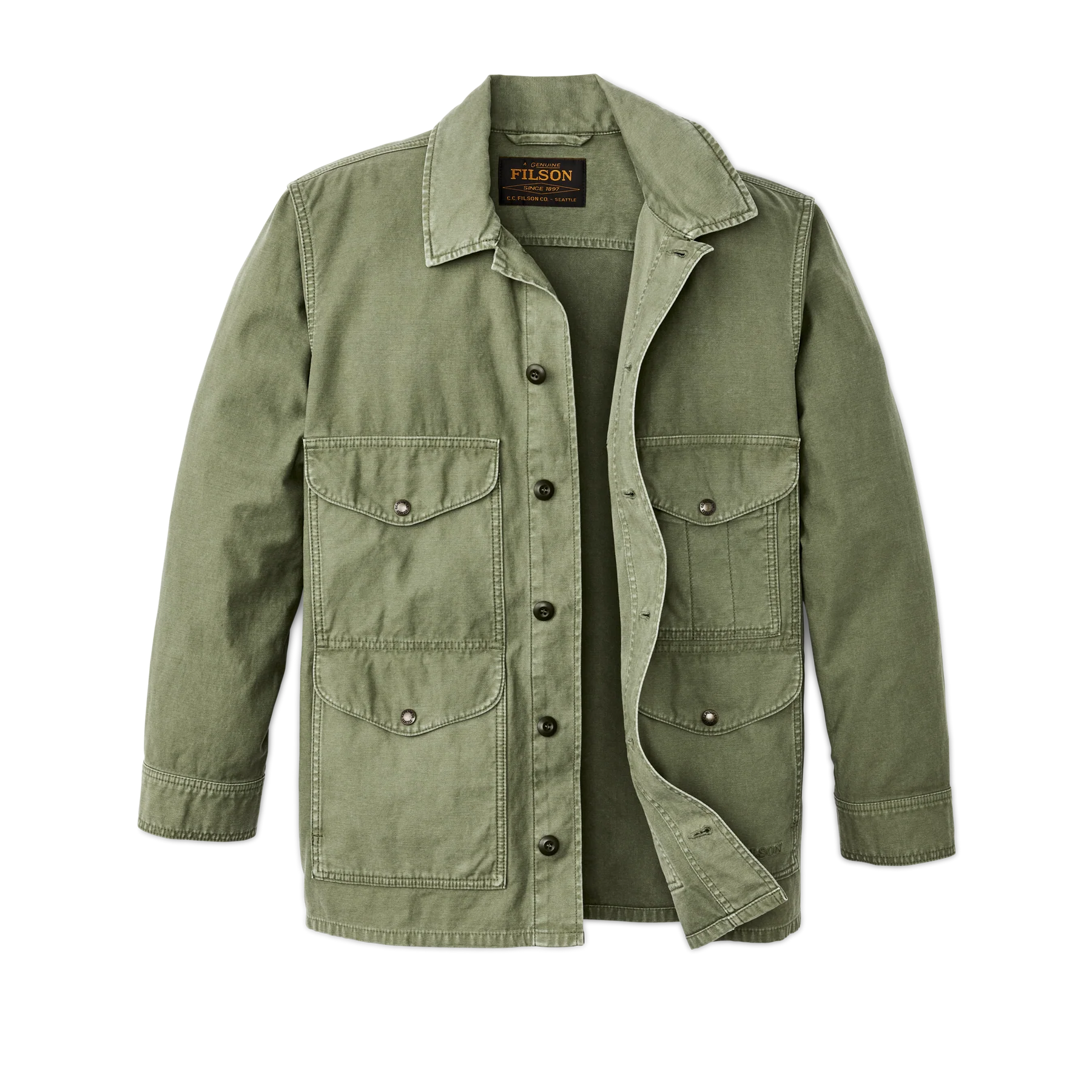 FILSON - FIELD CRUISER JACKET - WASHED FATIGUE GREEN