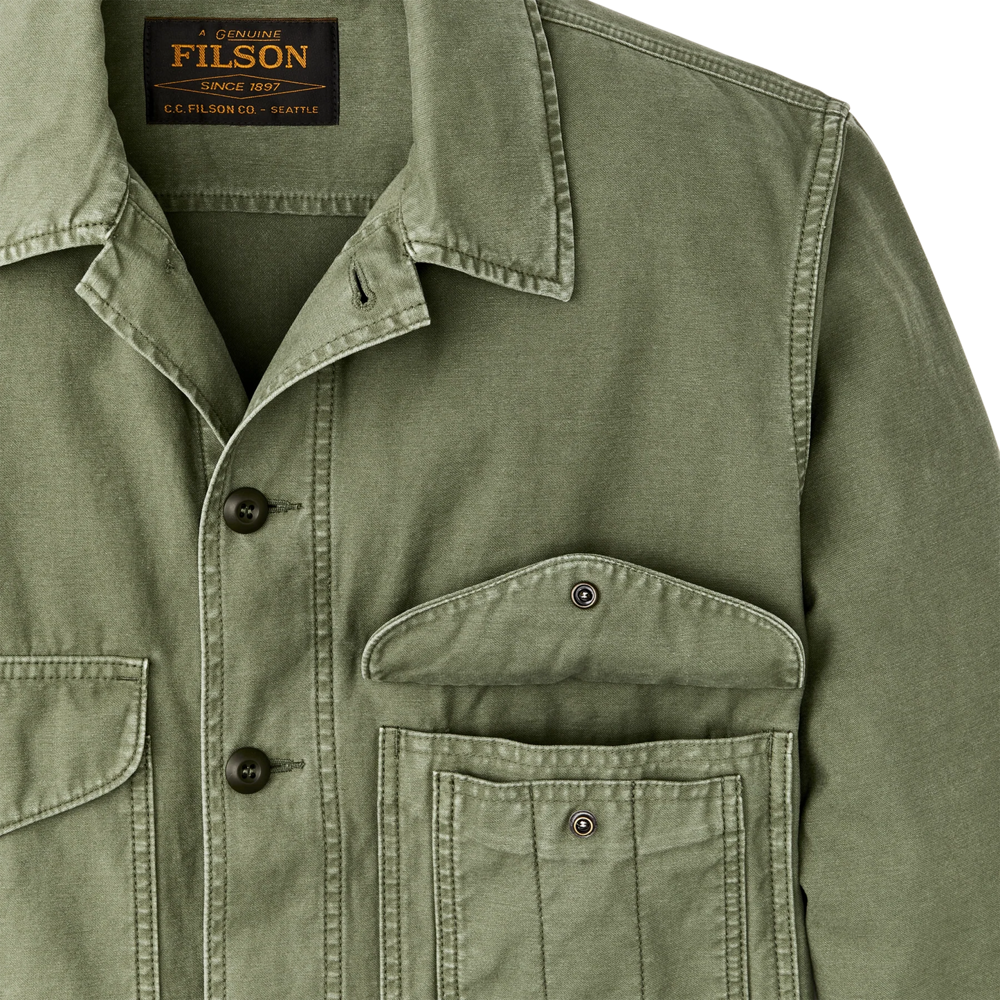 FILSON - FIELD CRUISER JACKET - WASHED FATIGUE GREEN