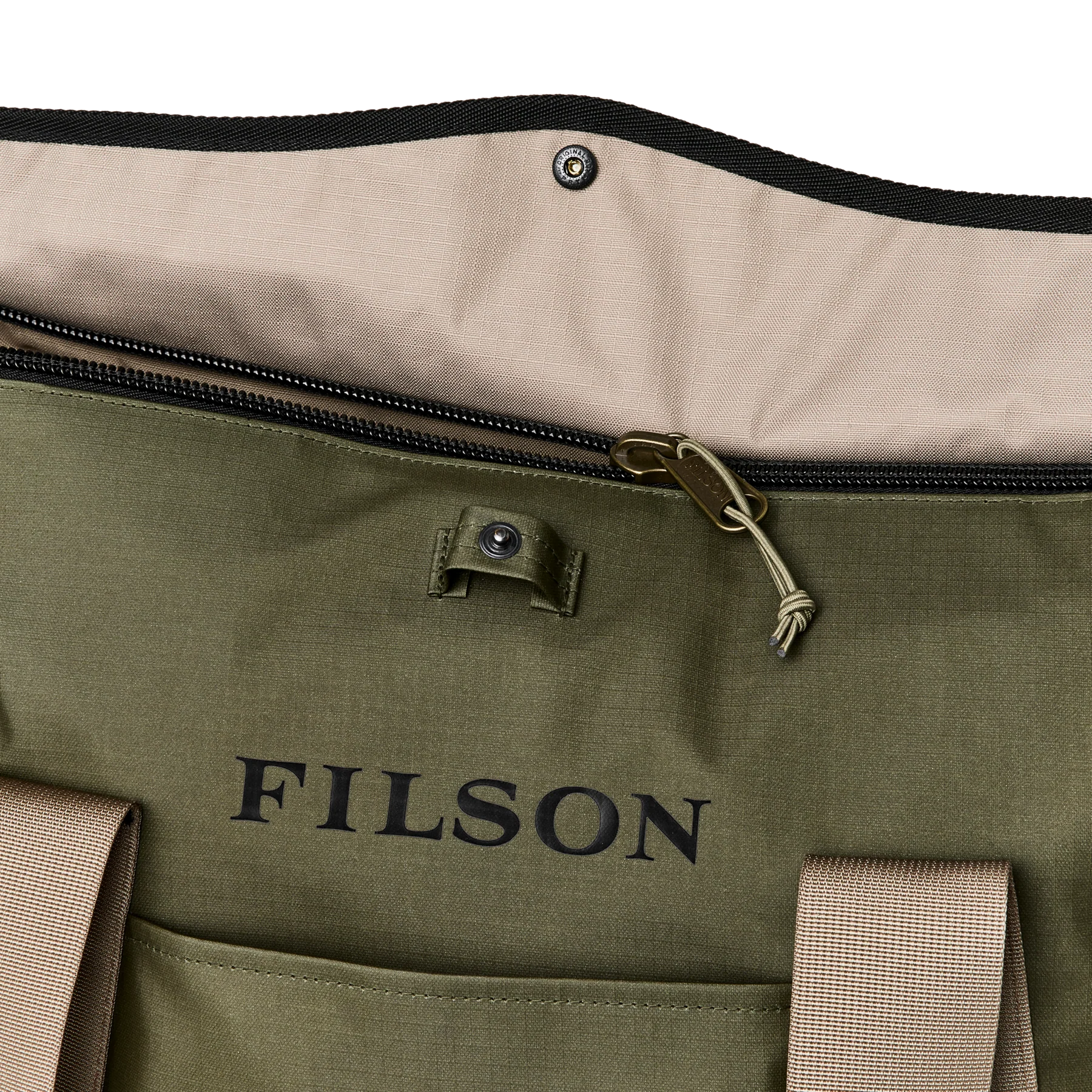 FILSON - SCOUT TOTE BAG - OLIVE / BLACK / COVERT