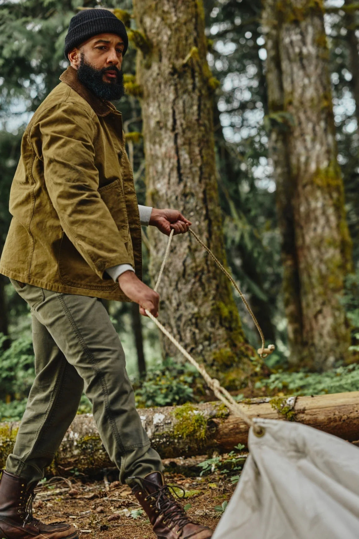 FILSON - CANVAS OUTFITTER JACKET - KANGAROO