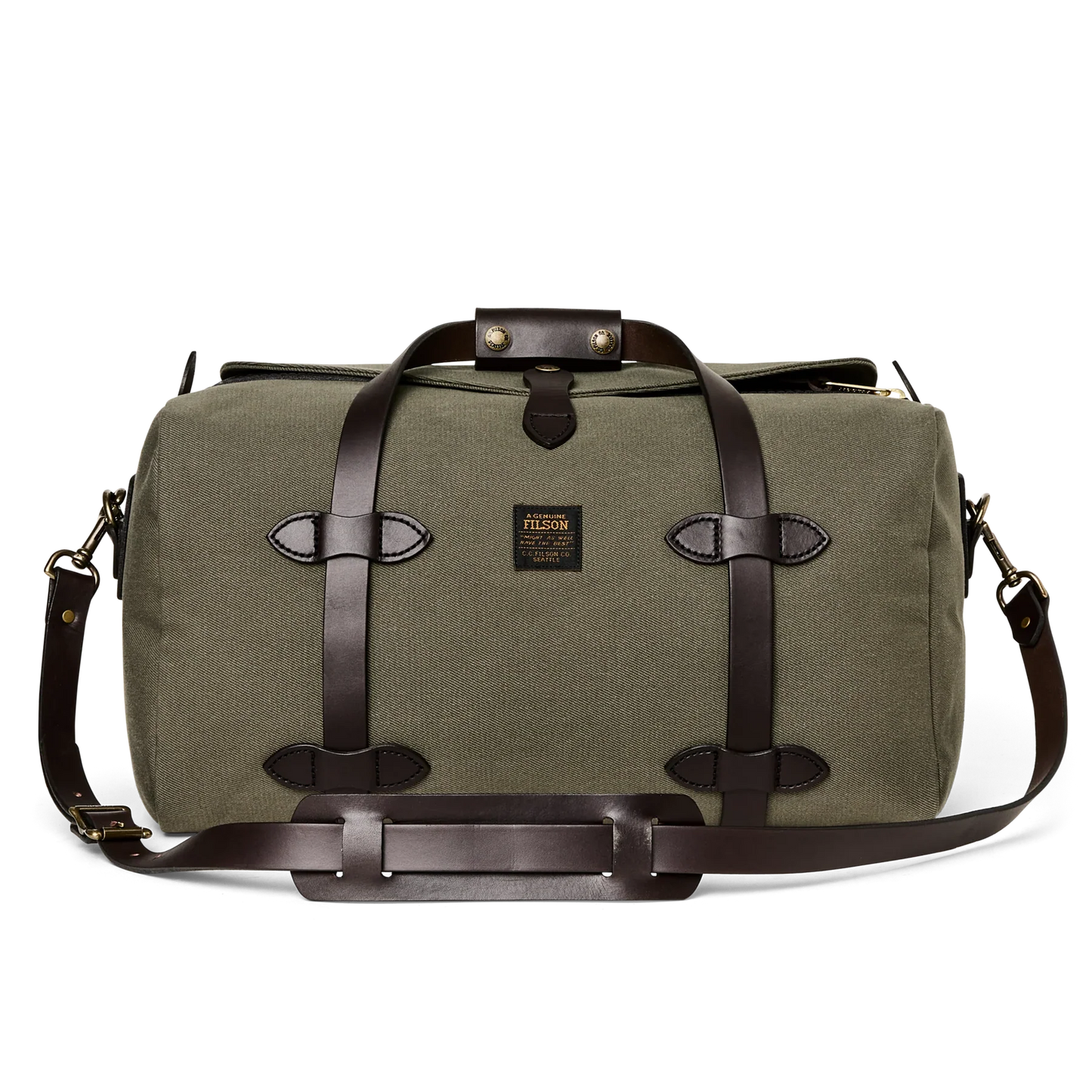 FILSON - SMALL RUGGED TWILL DUFFLE BAG - OTTER GREEN