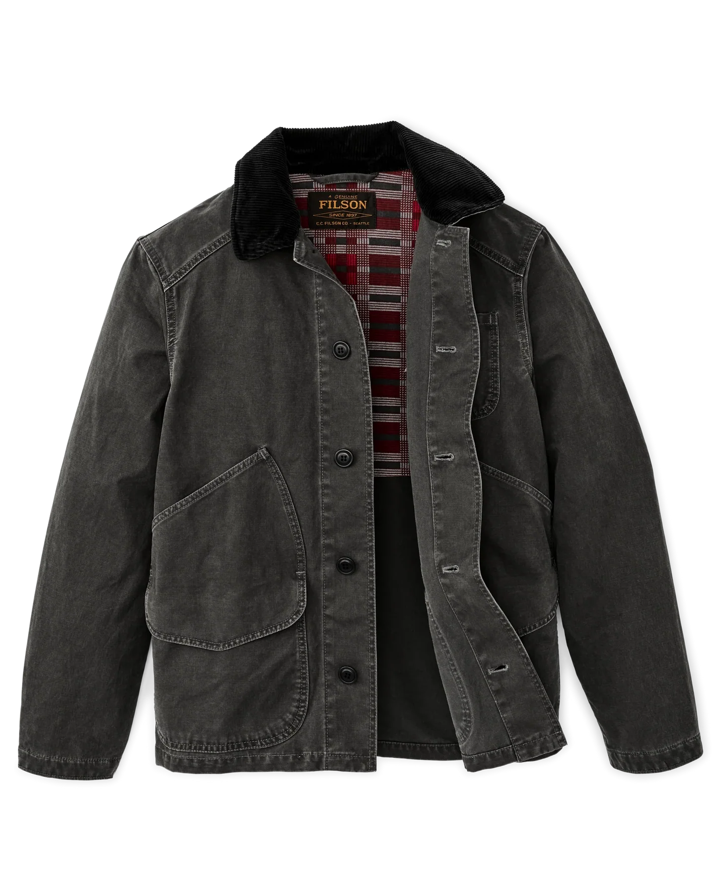 FILSON - CANVAS OUTFITTER JACKET - PEAT
