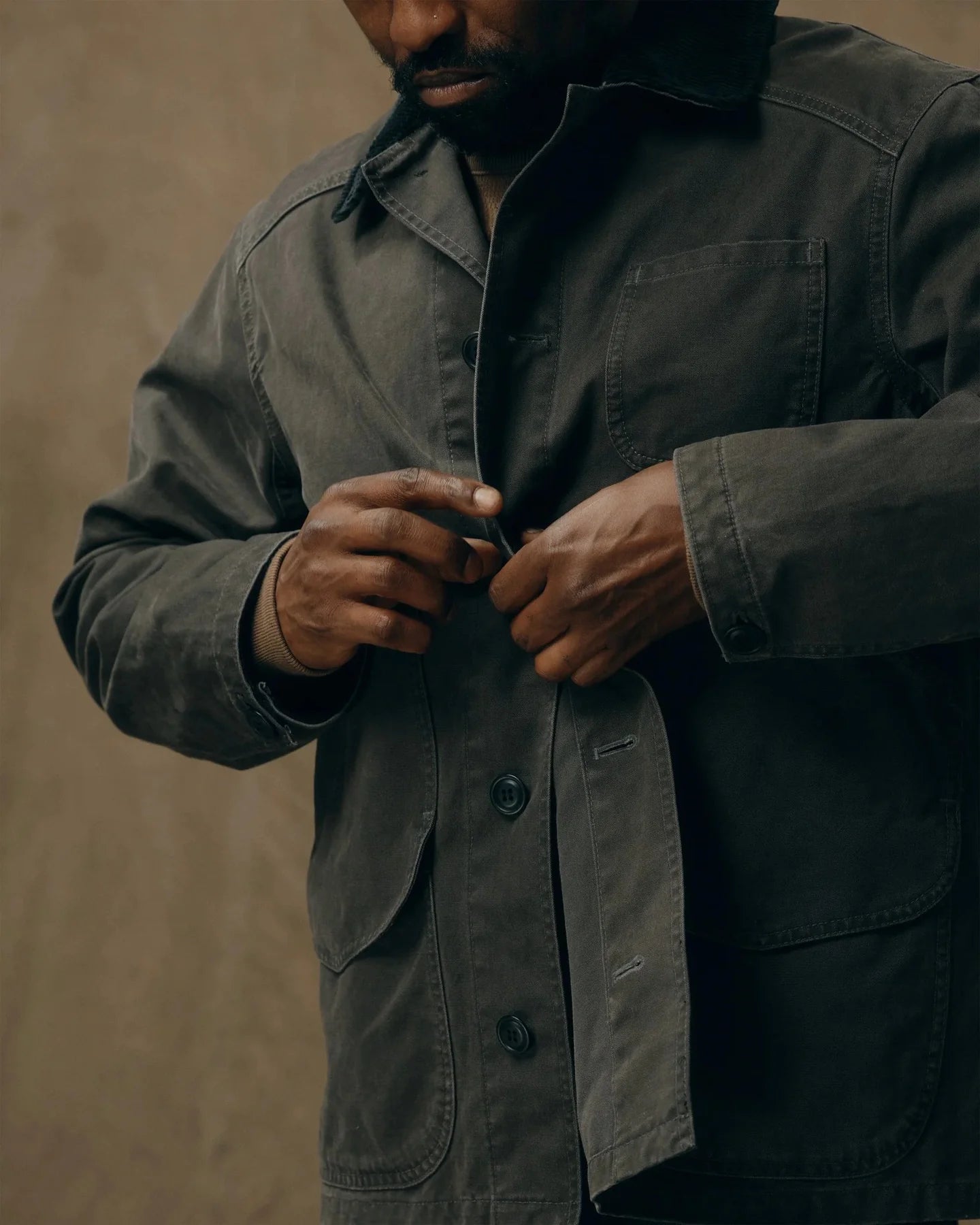 FILSON - CANVAS OUTFITTER JACKET - PEAT