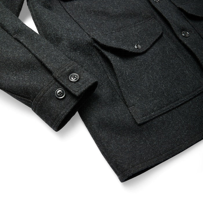 FILSON - MACKINAW WOOL CRUISER JACKET - CHARCOAL