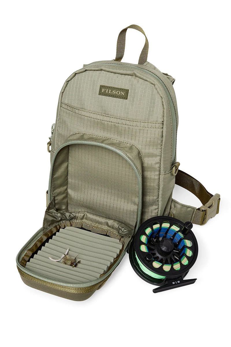 FILSON - FISHING CHEST PACK NYLON RIPSTOP - VINTAGE OLIVE