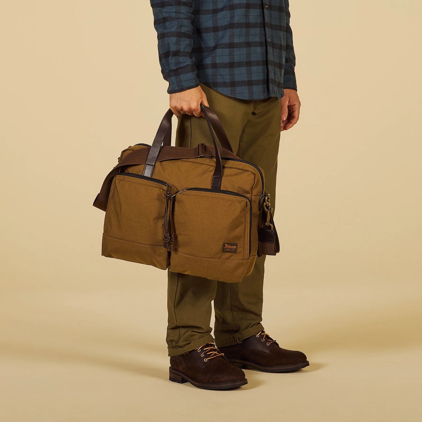 FILSON - DRYDEN BRIEFCASE - WHISKEY
