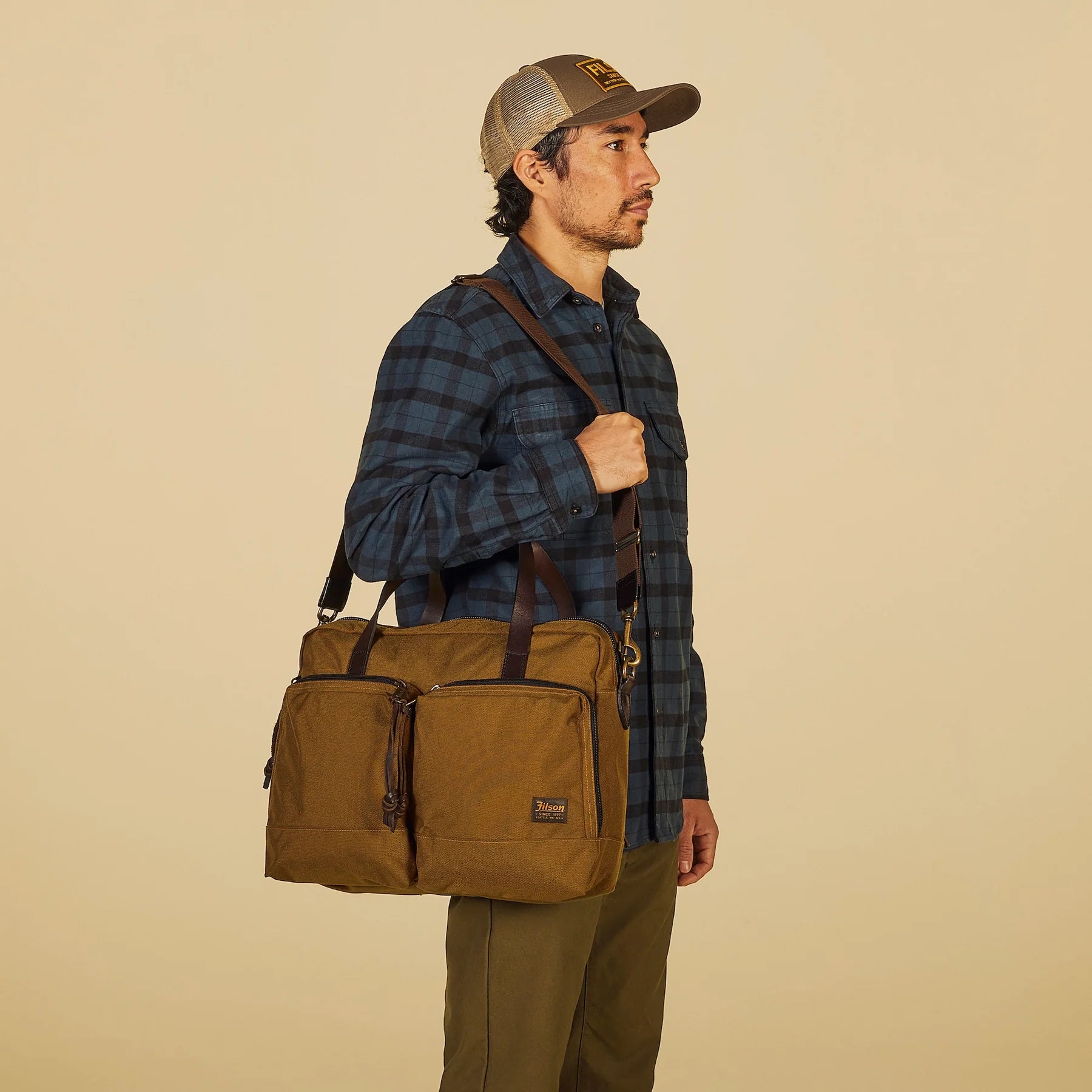 FILSON - DRYDEN BRIEFCASE - WHISKEY