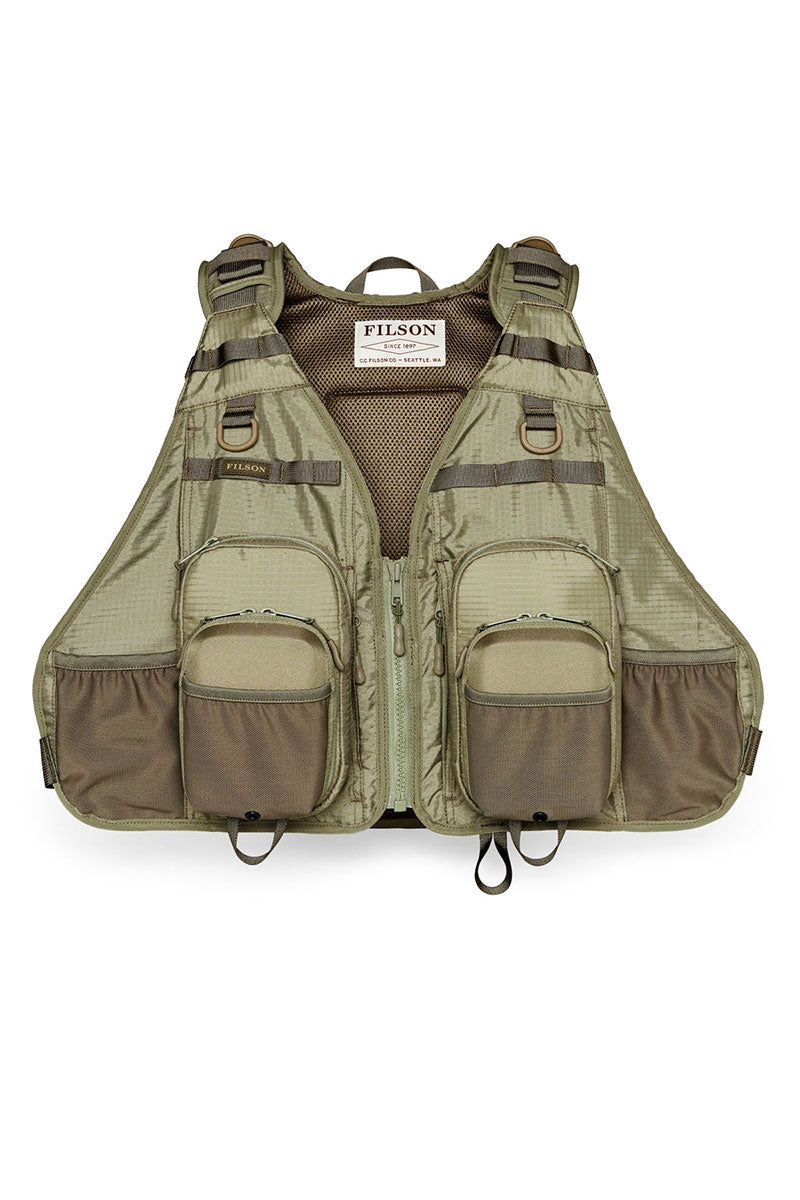 FILSON - FISHING GUIDE VEST - VINTAGE OLIVE