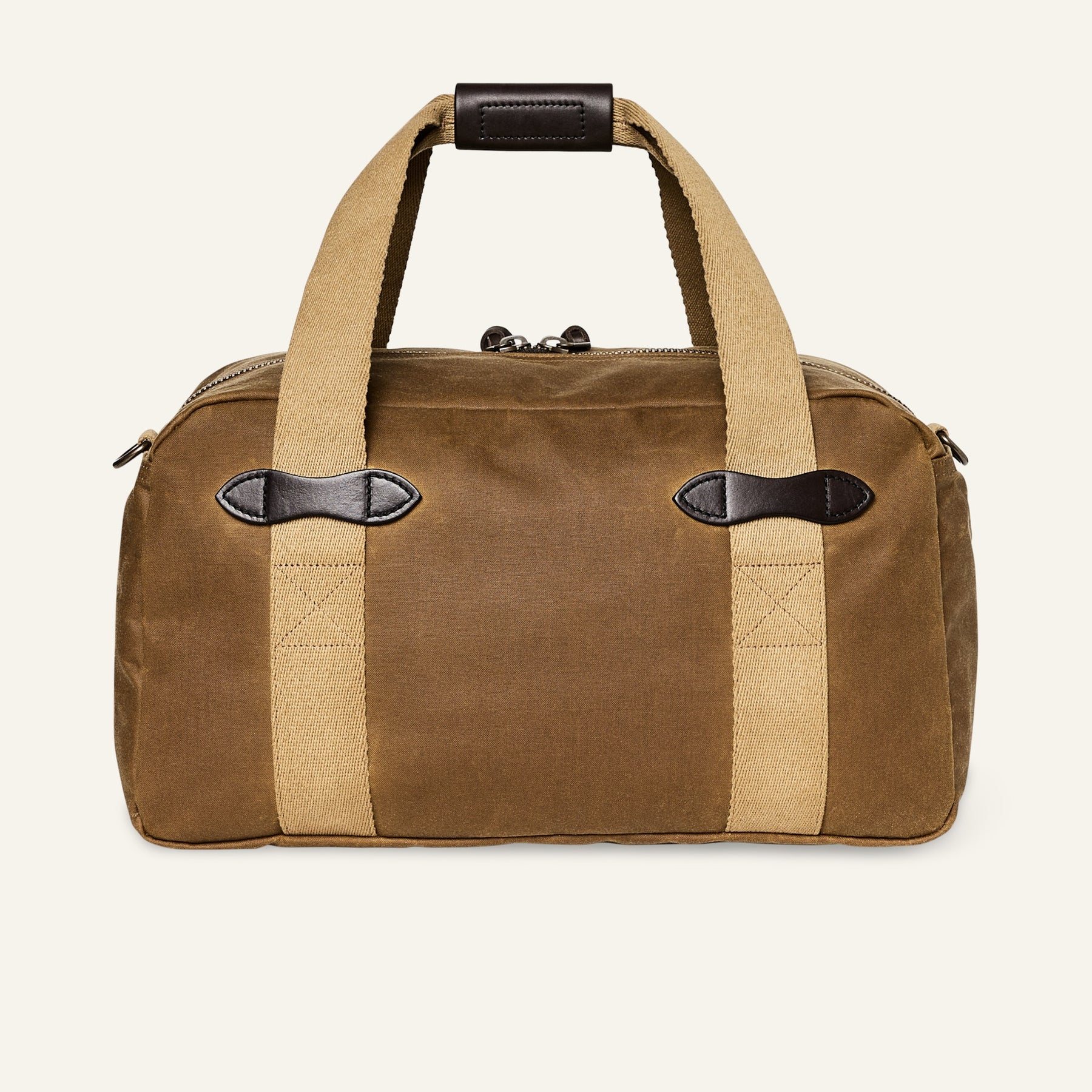 FILSON - TIN CLOTH SMALL DUFFLE BAG - DARK TAN