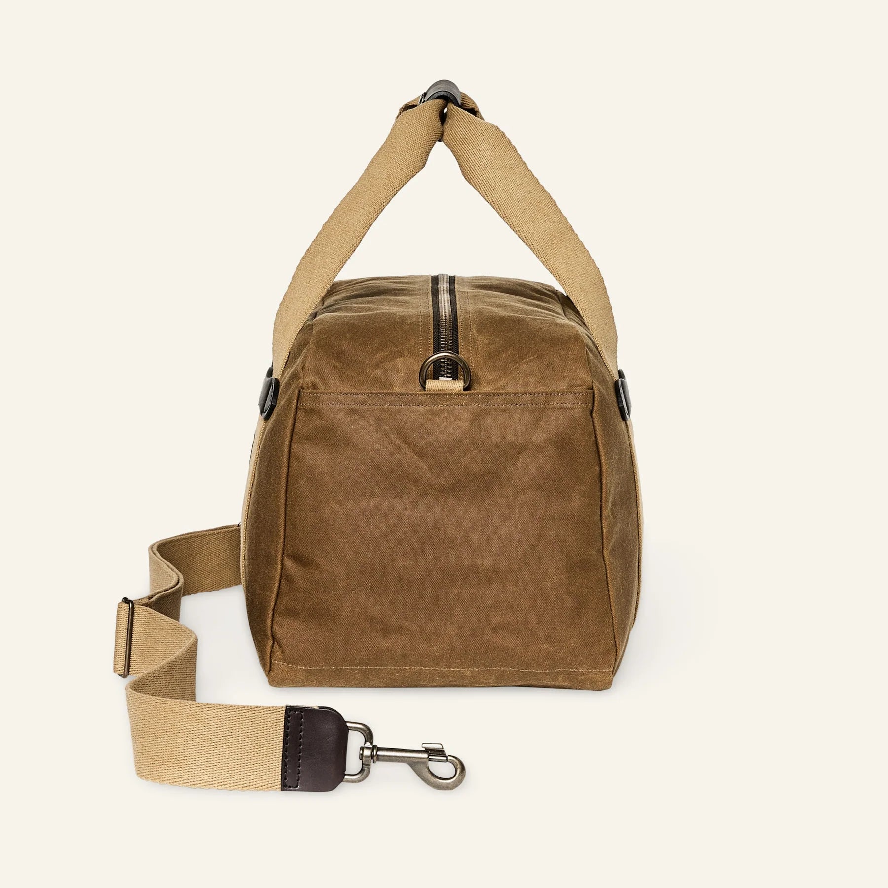 FILSON - TIN CLOTH SMALL DUFFLE BAG - DARK TAN