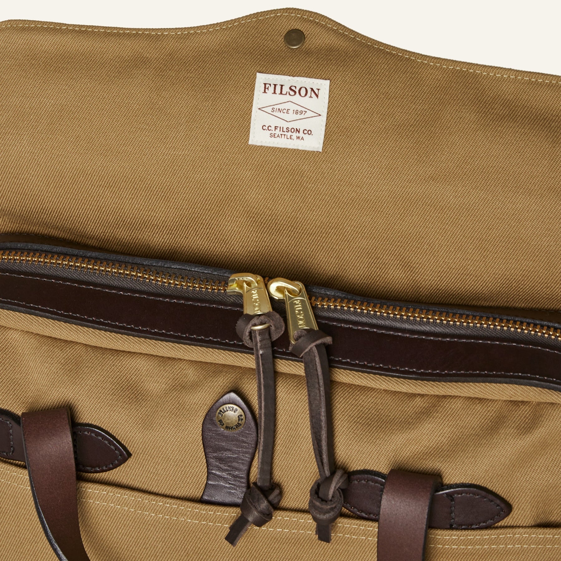 FILSON - RUGGED TWILL ORIGINAL BRIEFCASE - TAN