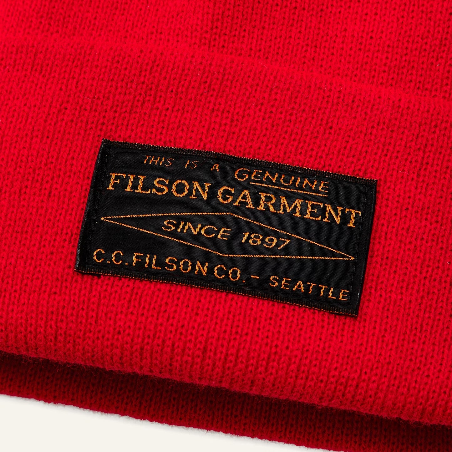 FILSON - BALLARD WATCH CAP - RED