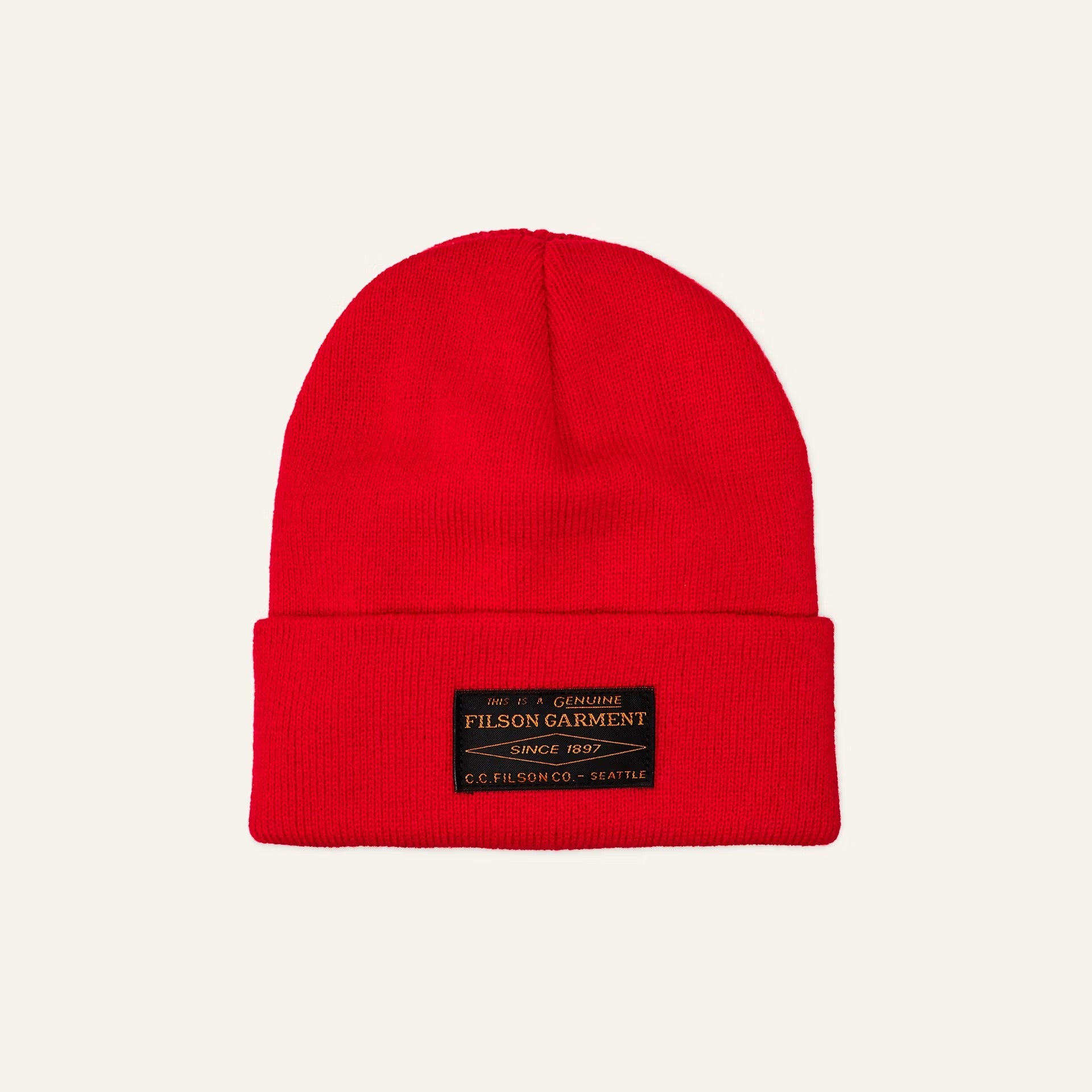 FILSON - BALLARD WATCH CAP - RED