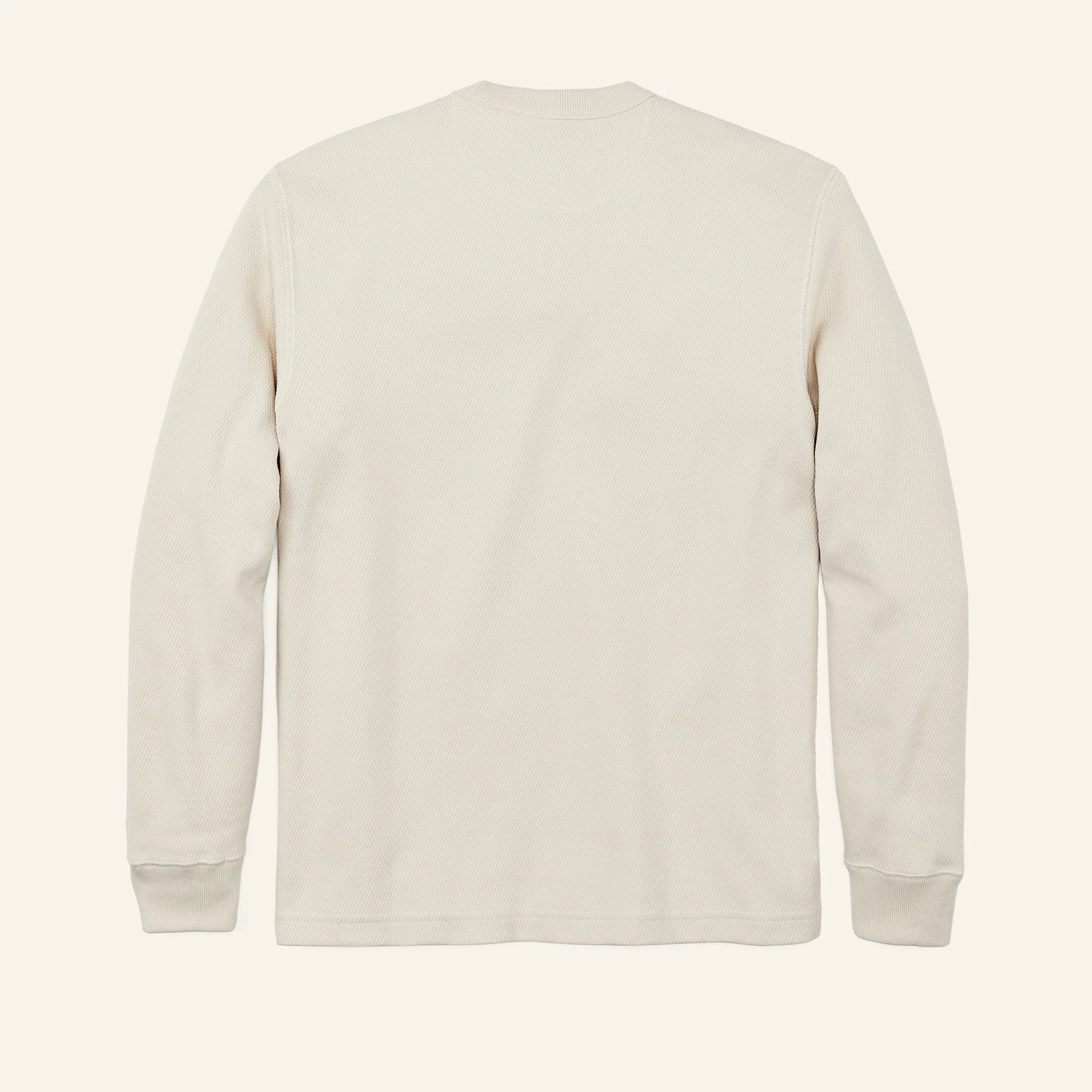 FILSON - WAFFLE KNIT THERMAL CREW - SAND
