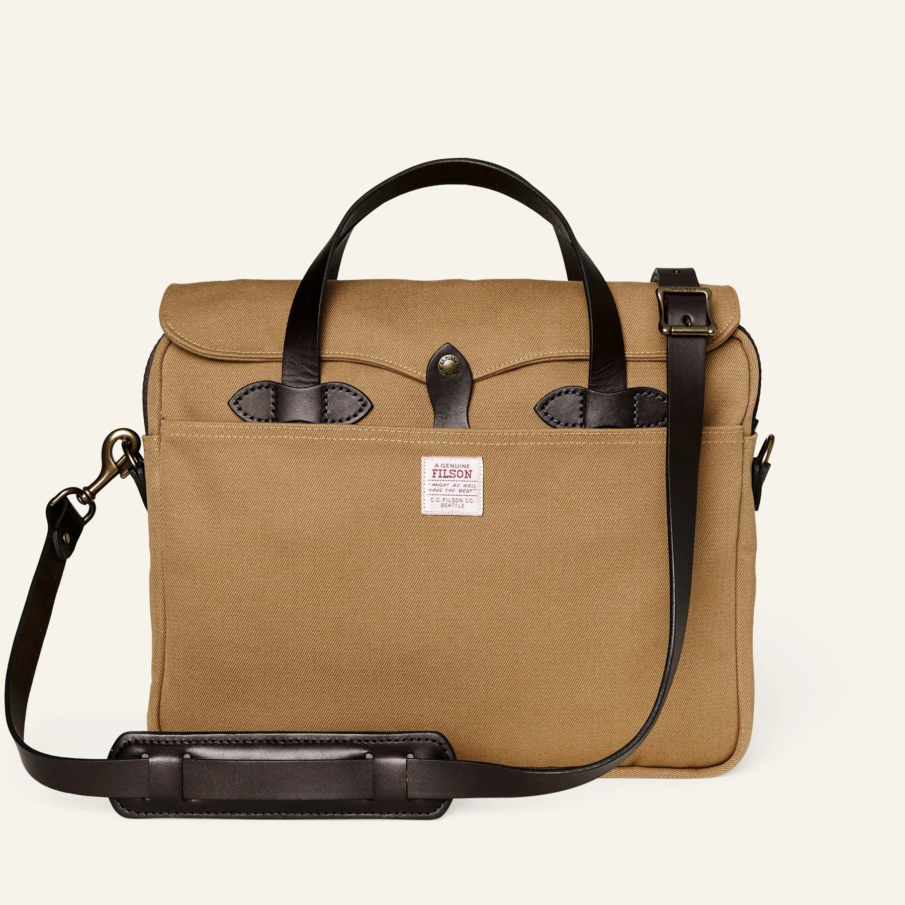 FILSON - RUGGED TWILL ORIGINAL BRIEFCASE - TAN