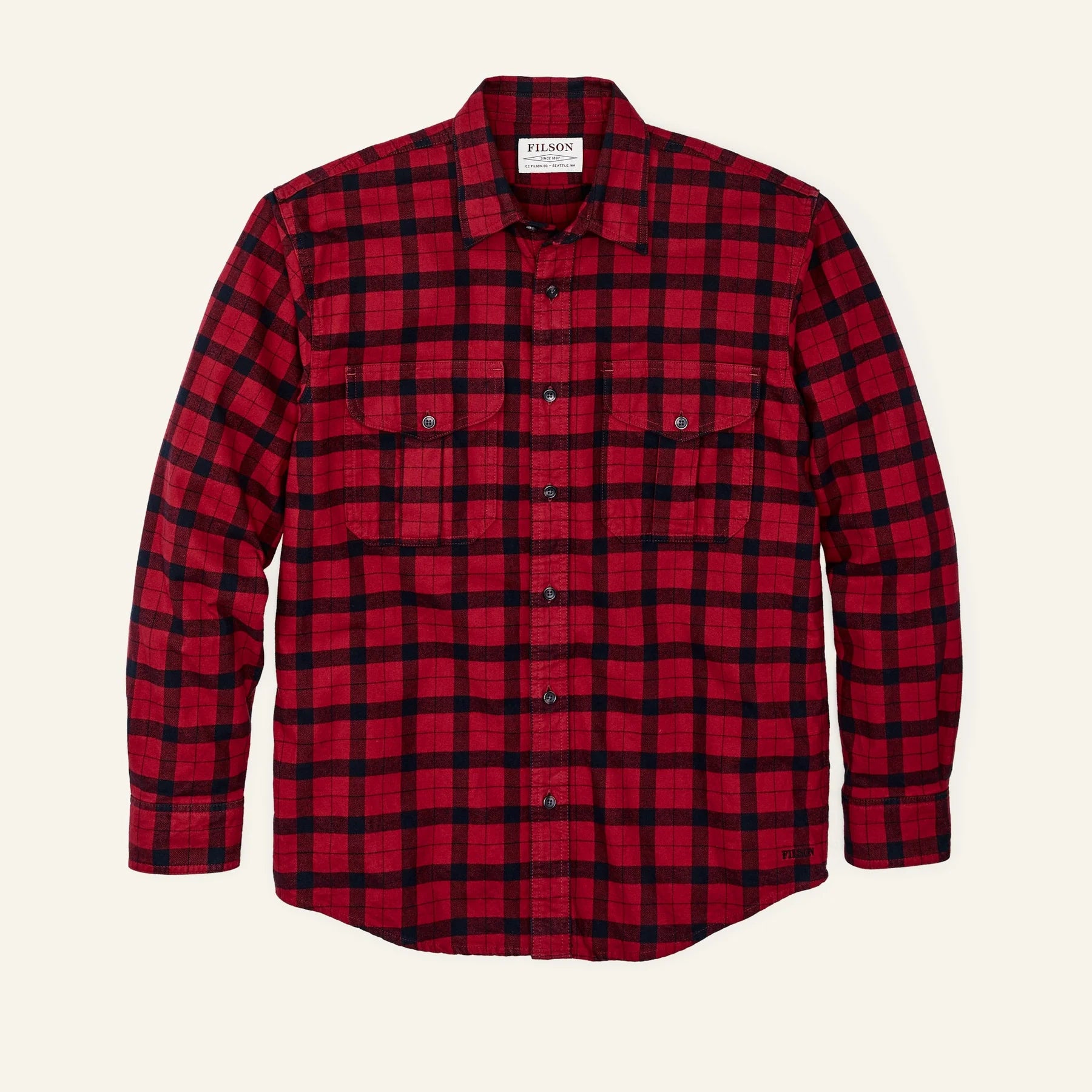 FILSON - ALASKAN GUIDE SHIRT - RED/BLACK